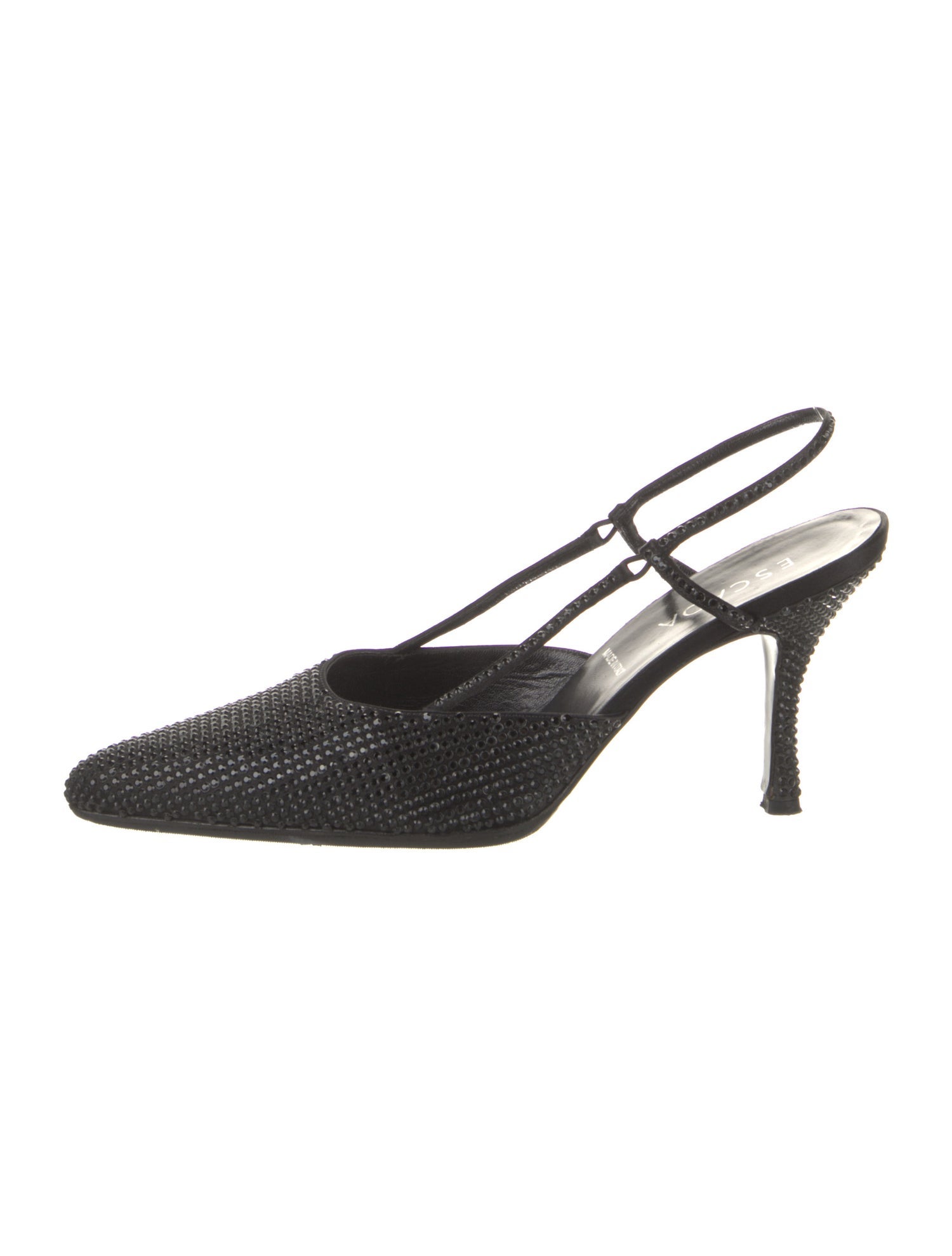 Escada Crystal Slingback Pumps