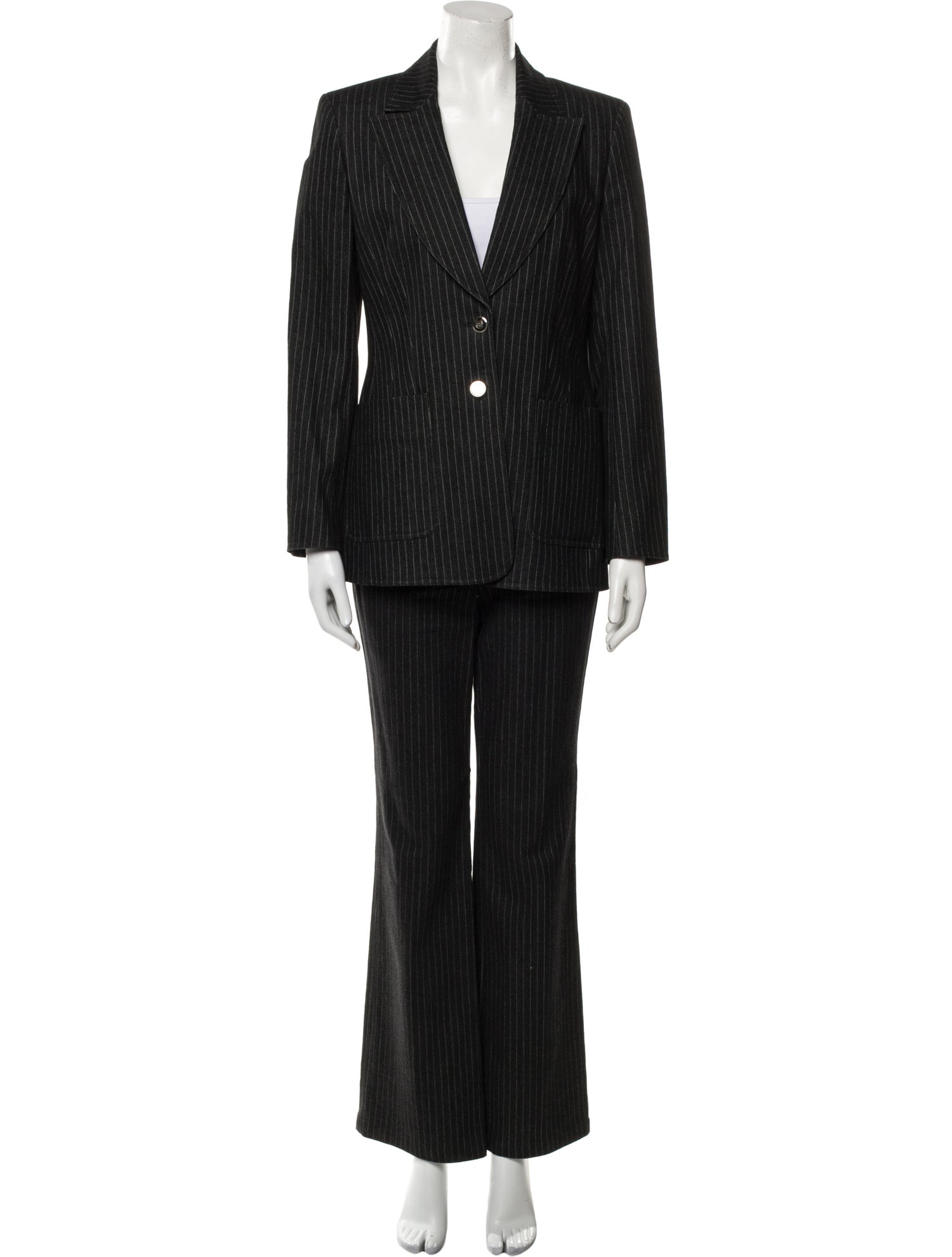 Escada Striped Pantsuit