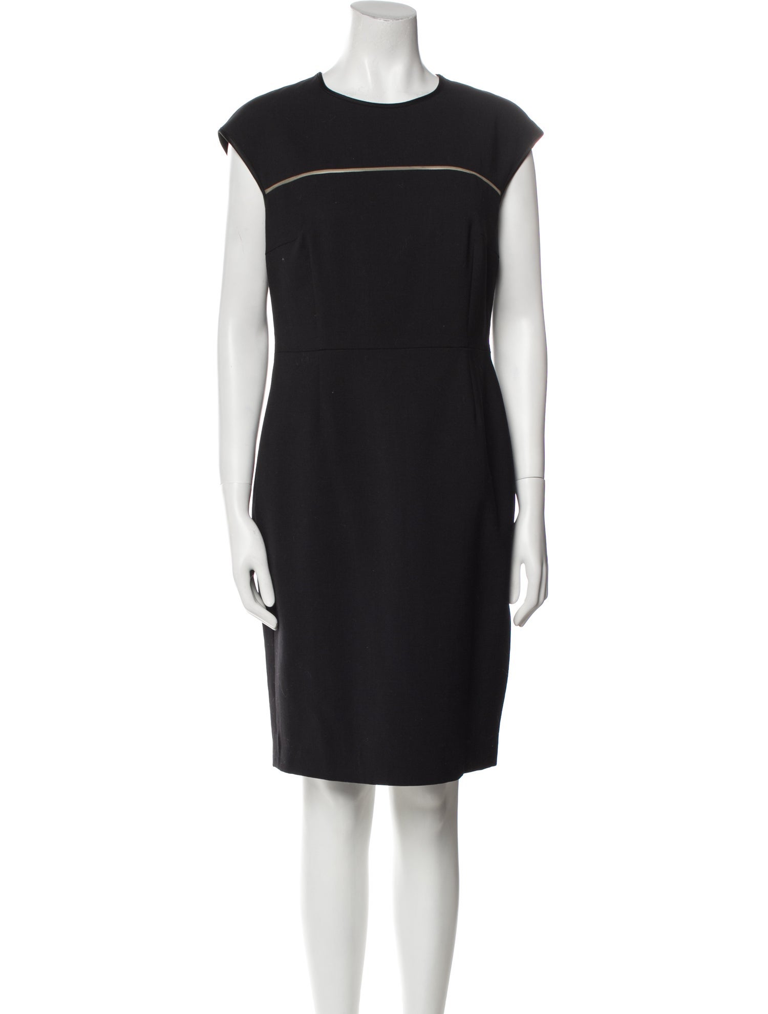Escada Virgin Wool Knee-Length Dress
