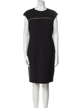 Escada Virgin Wool Knee-Length Dress