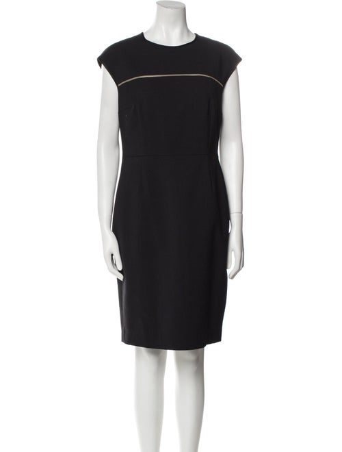 Escada Virgin Wool Knee-Length Dress
