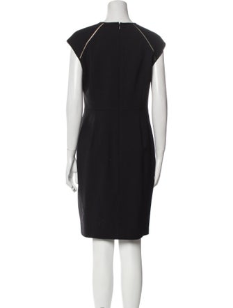 Escada Virgin Wool Knee-Length Dress
