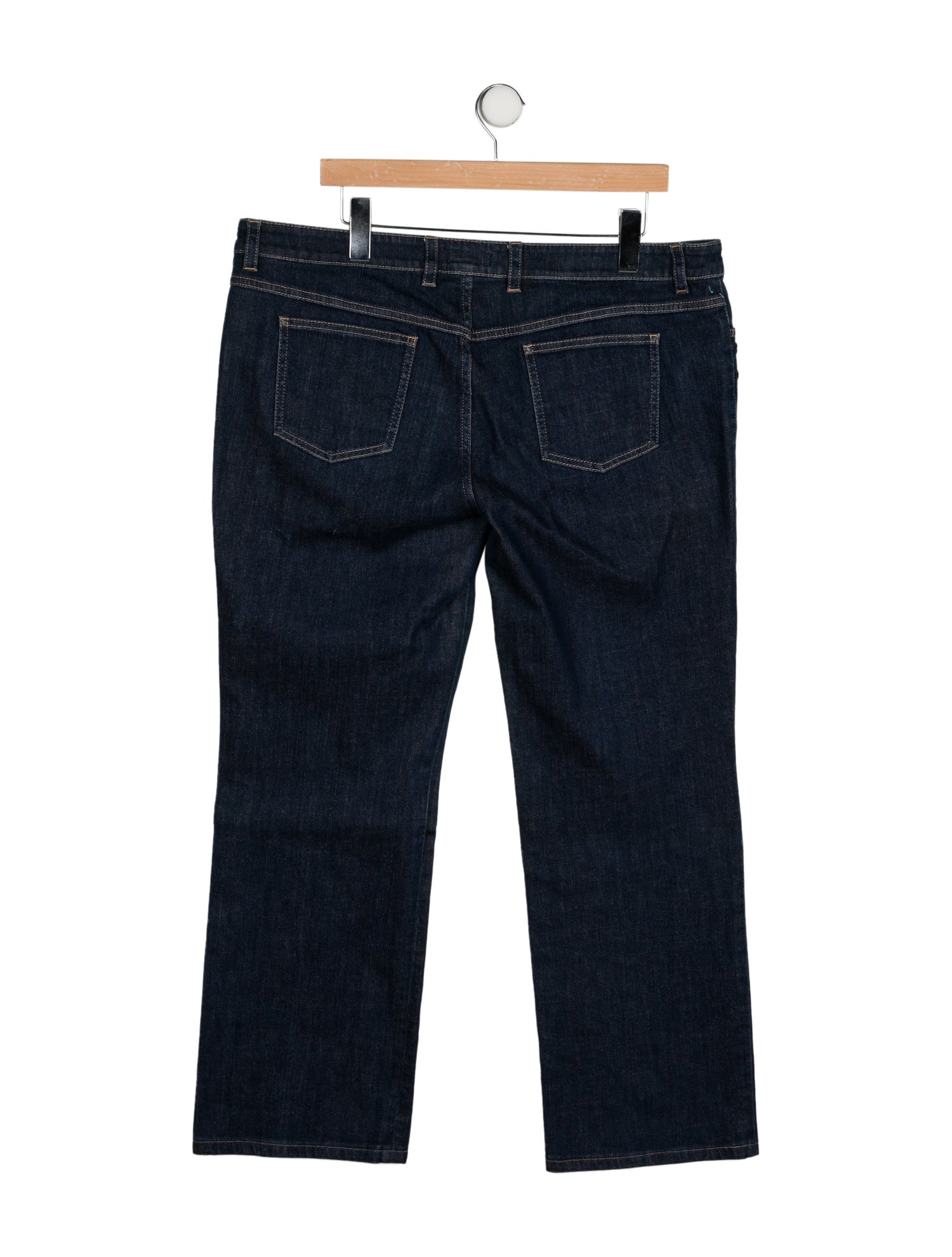 Escada Mid-Rise Wide Leg Jeans