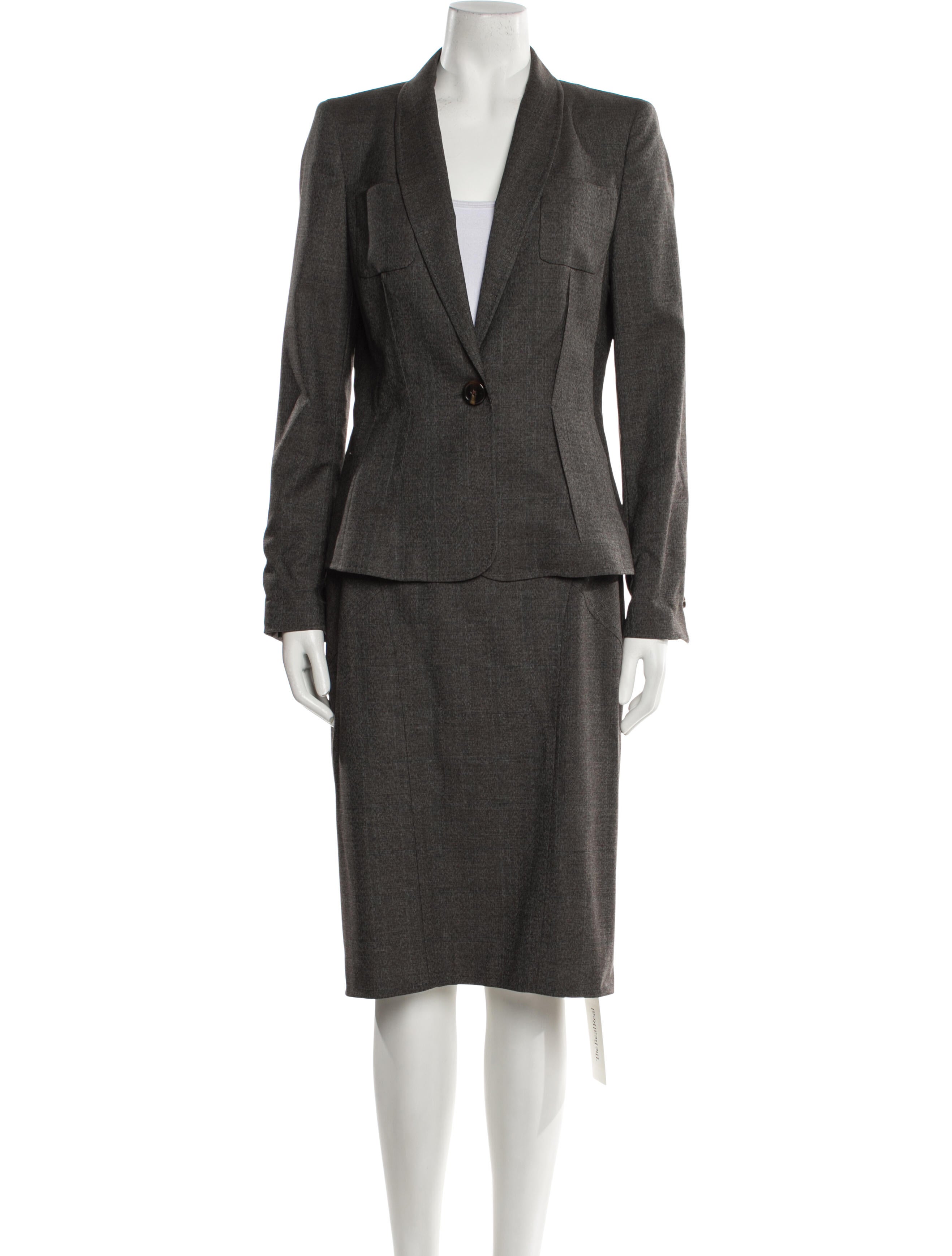 Escada Wool Skirt Suit