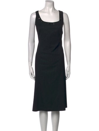 Escada Wool Long Dress