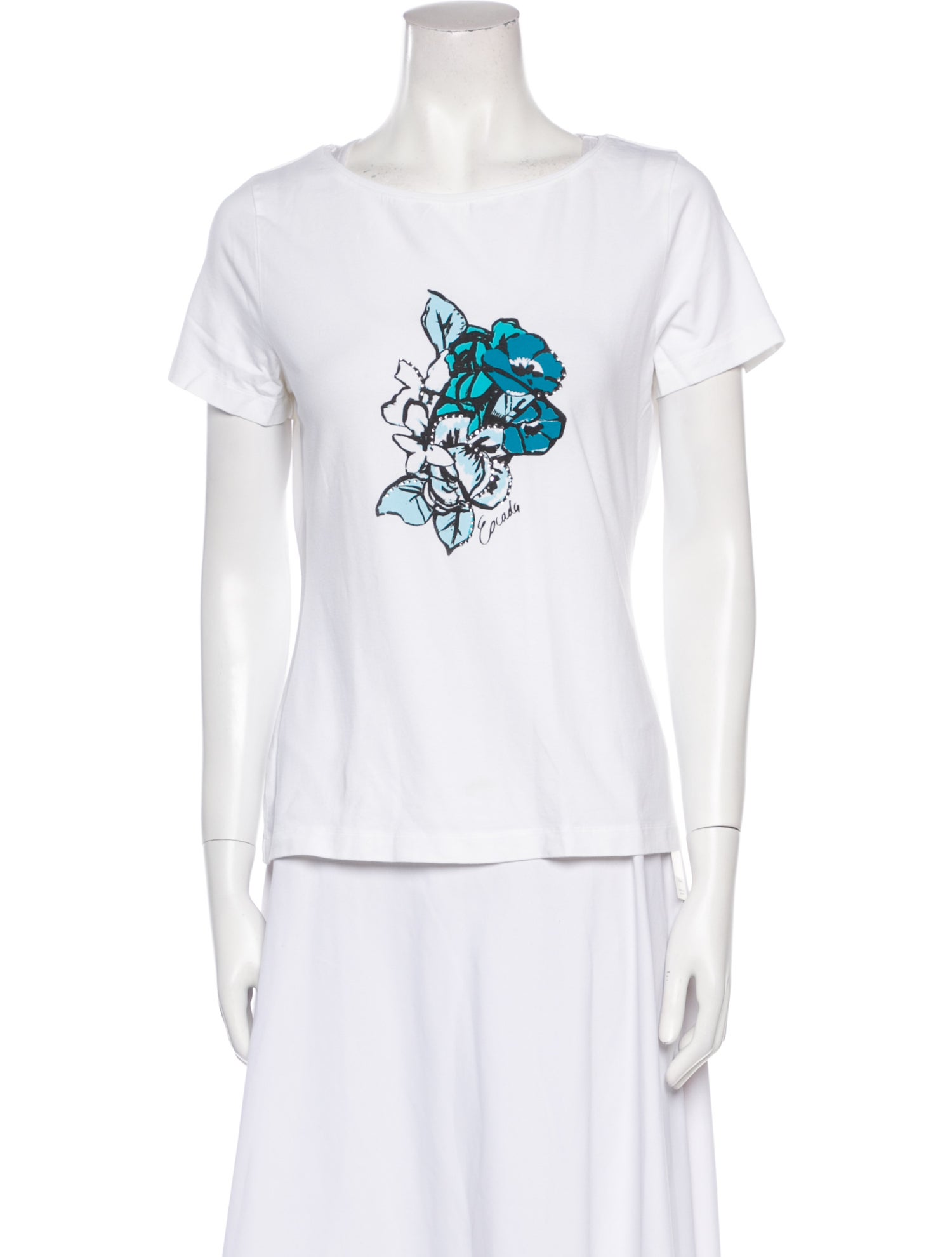 Escada Graphic Print Crew Neck T-Shirt