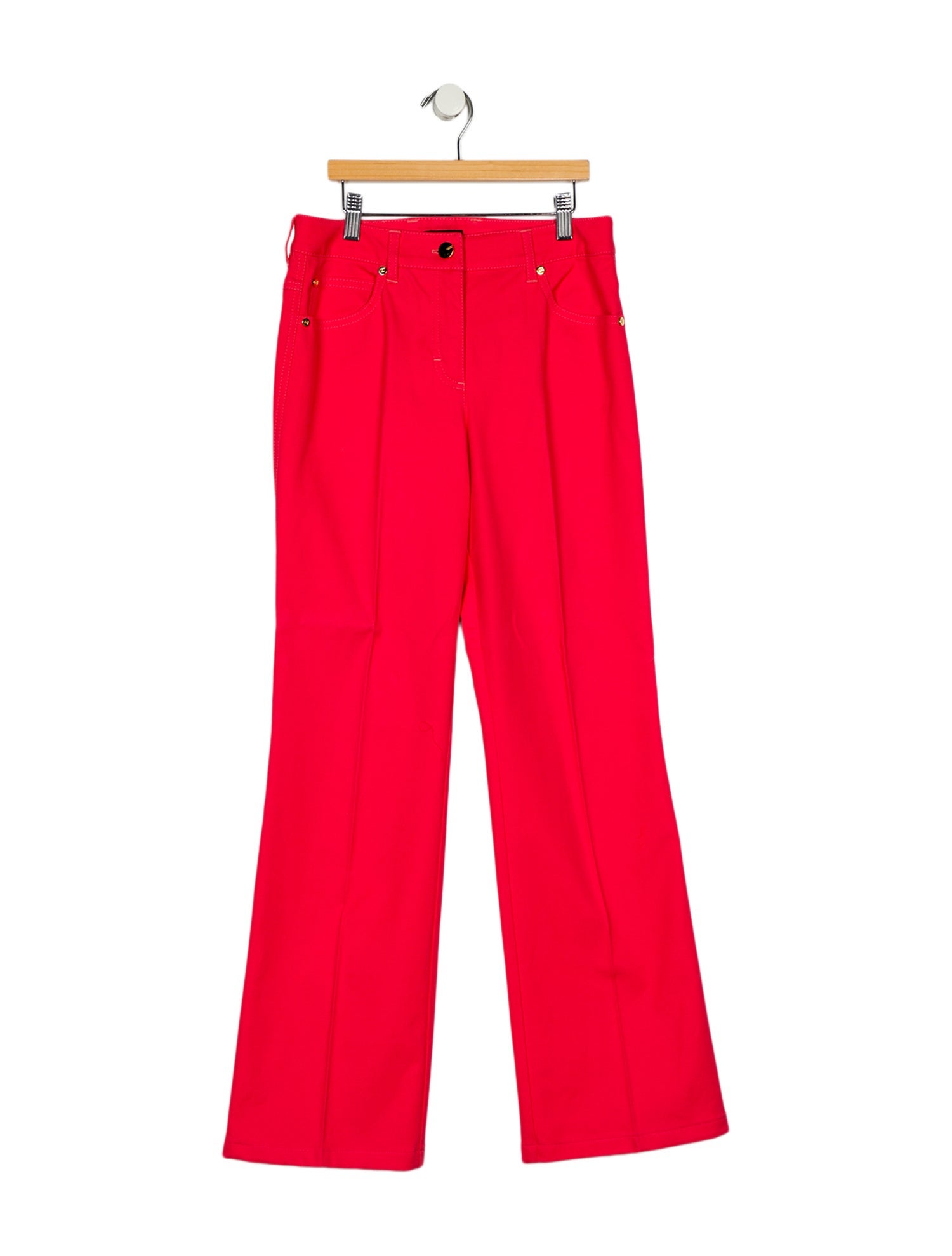 Escada Mid-Rise Wide Leg Jeans