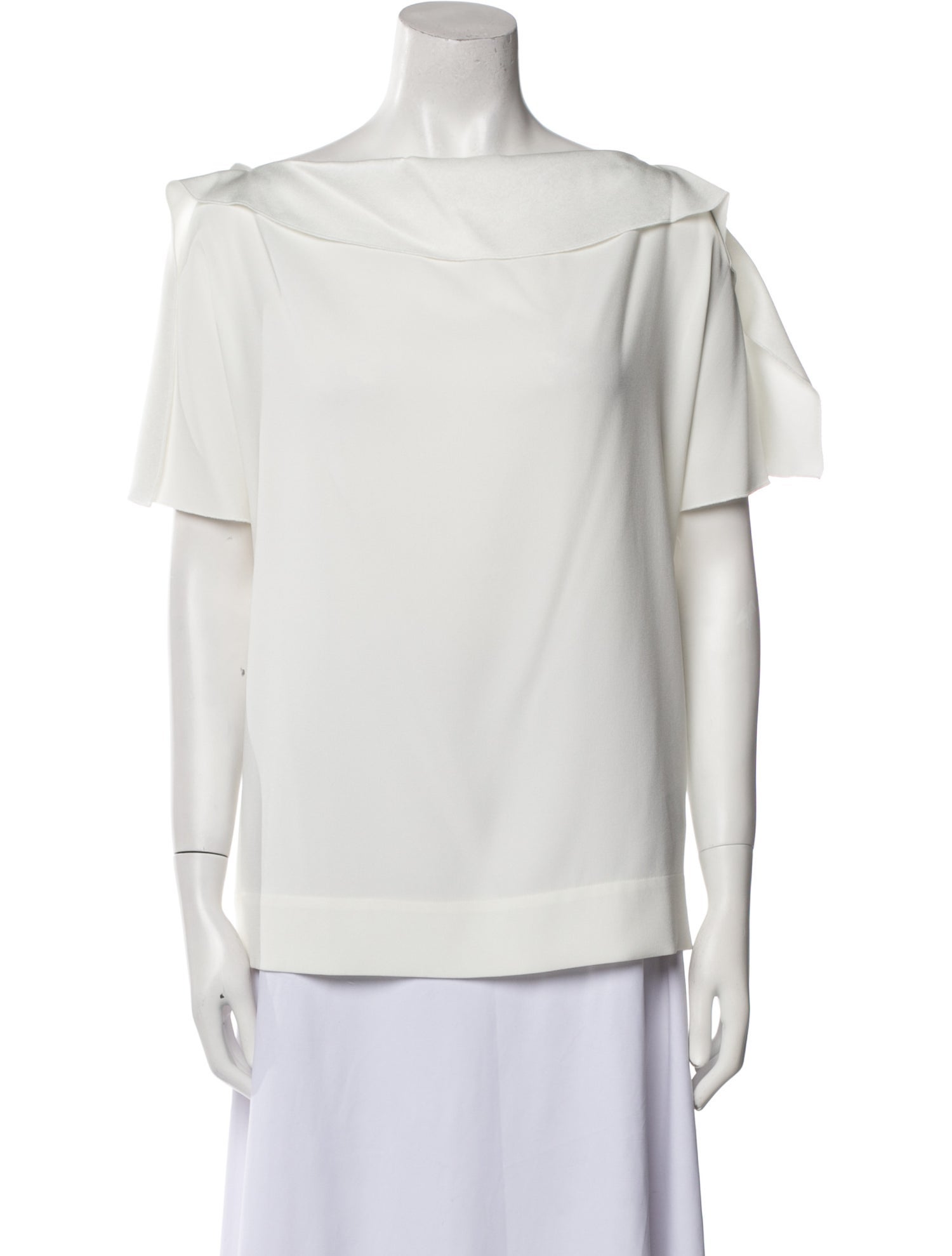 Escada Bateau Neckline Short Sleeve Blouse w/ Tags