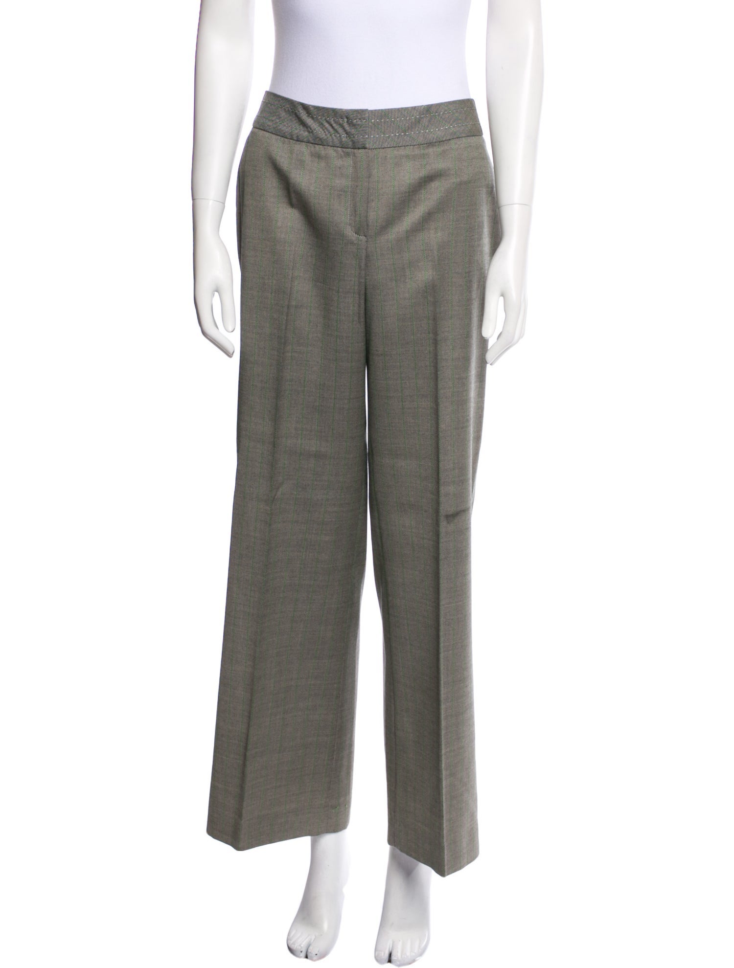 Escada Virgin Wool Wide Leg Pants