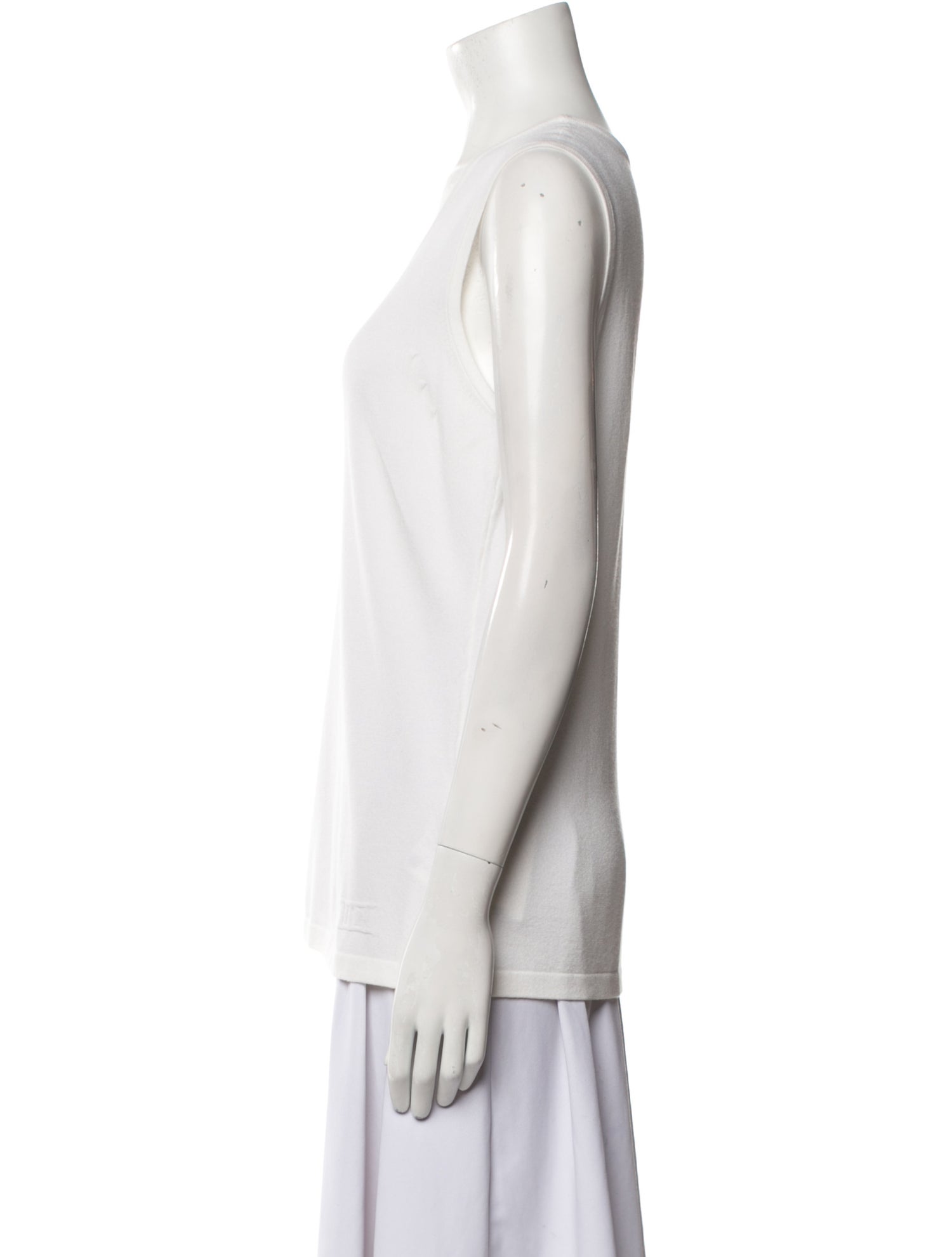 Escada Scoop Neck Sleeveless Top