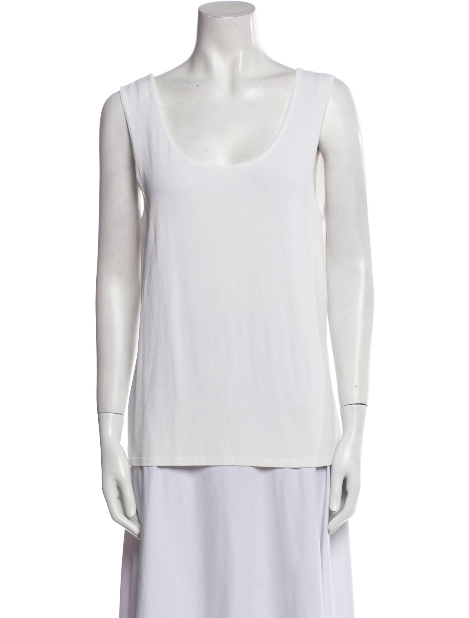 Escada Scoop Neck Sleeveless Top