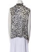 Escada Silk Animal Print Top