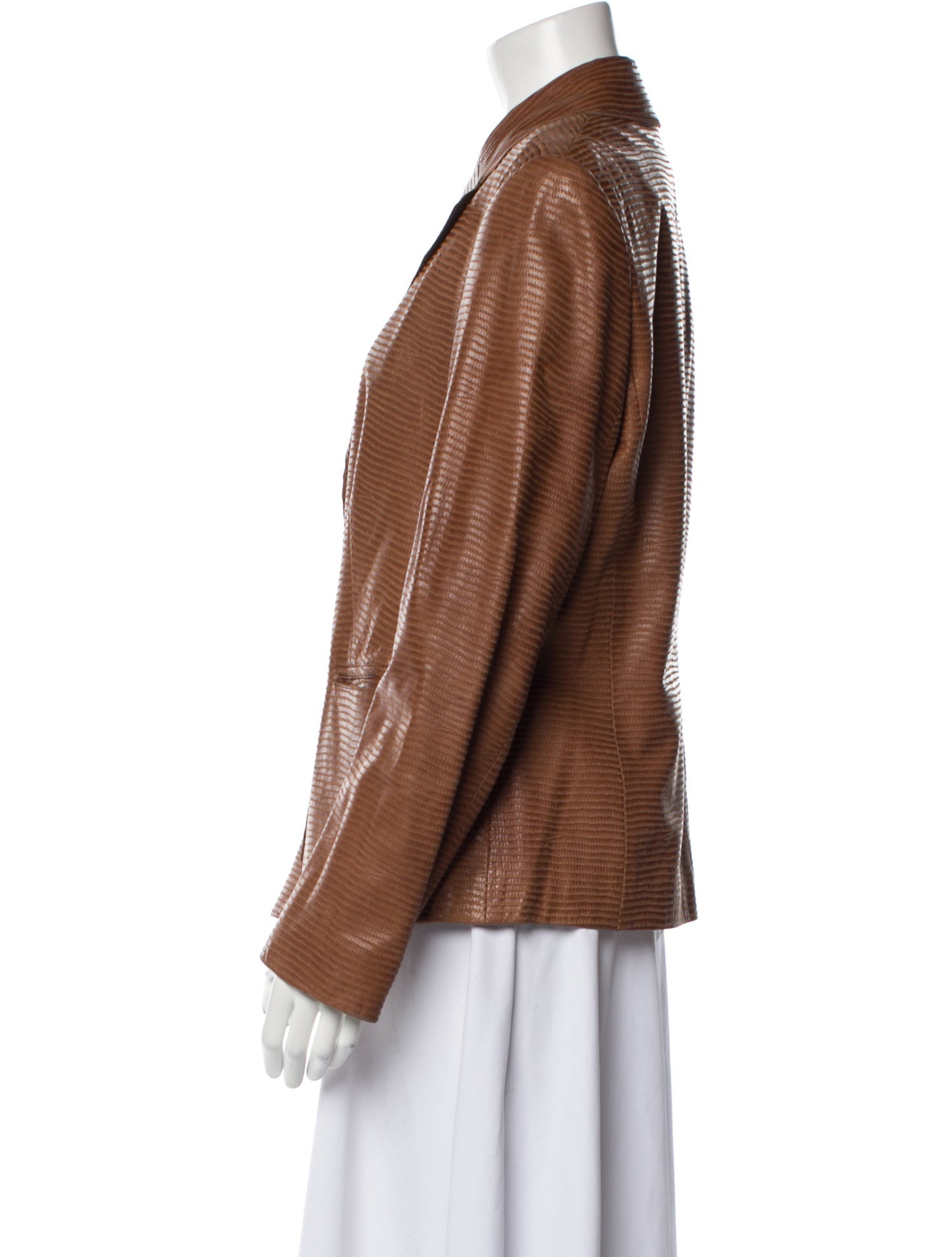 Escada Leather Blazer