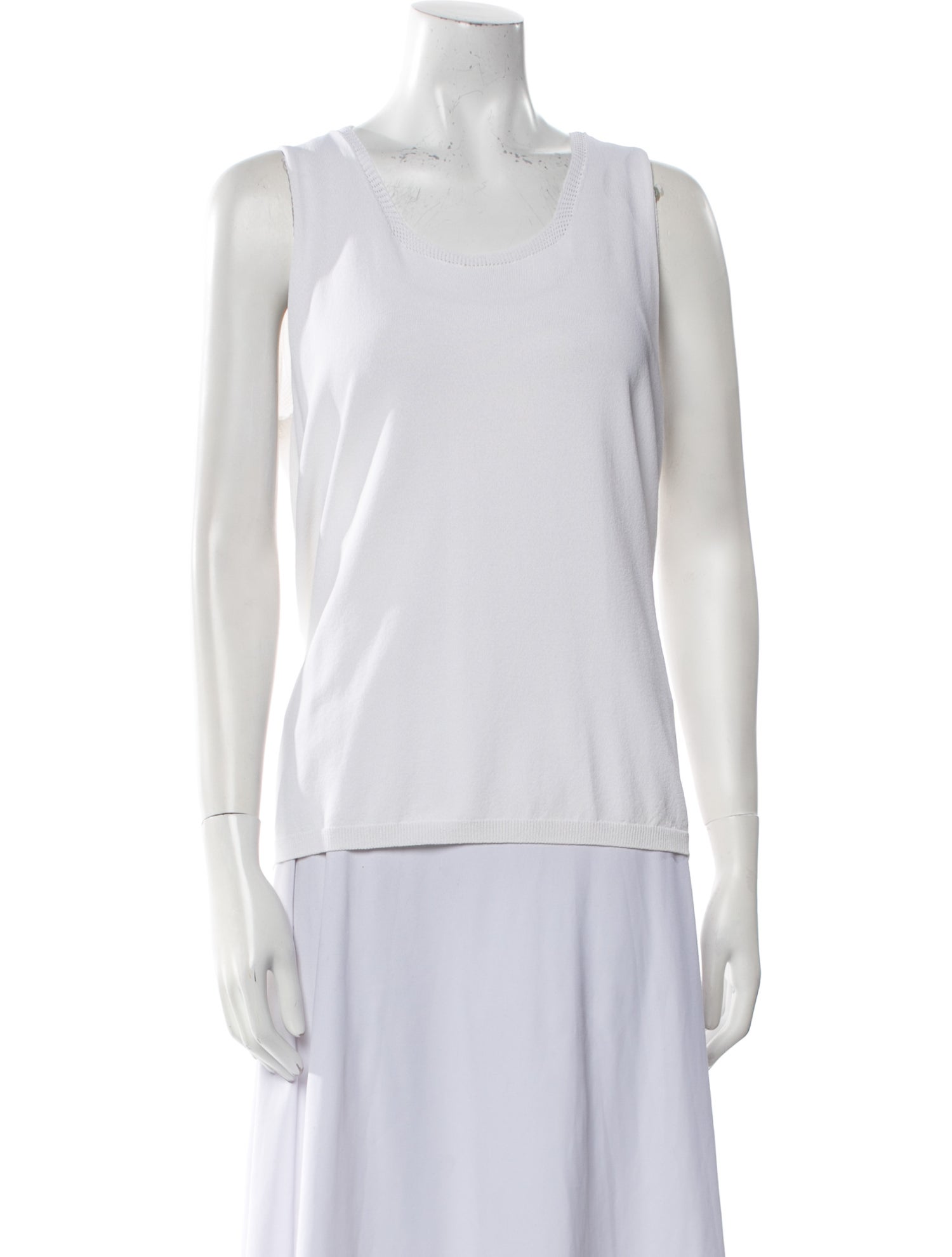 Escada Scoop Neck Sleeveless Top