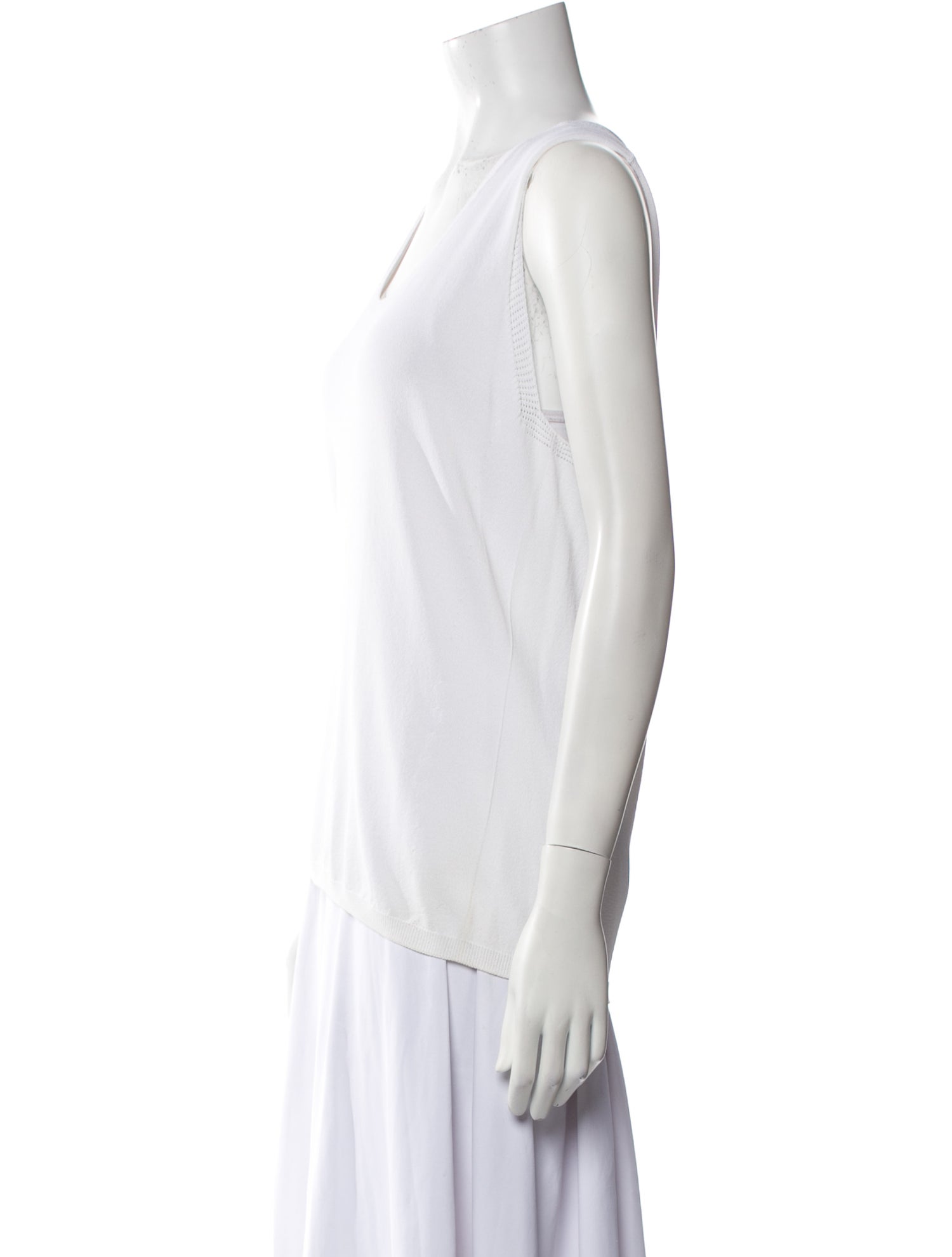 Escada Scoop Neck Sleeveless Top