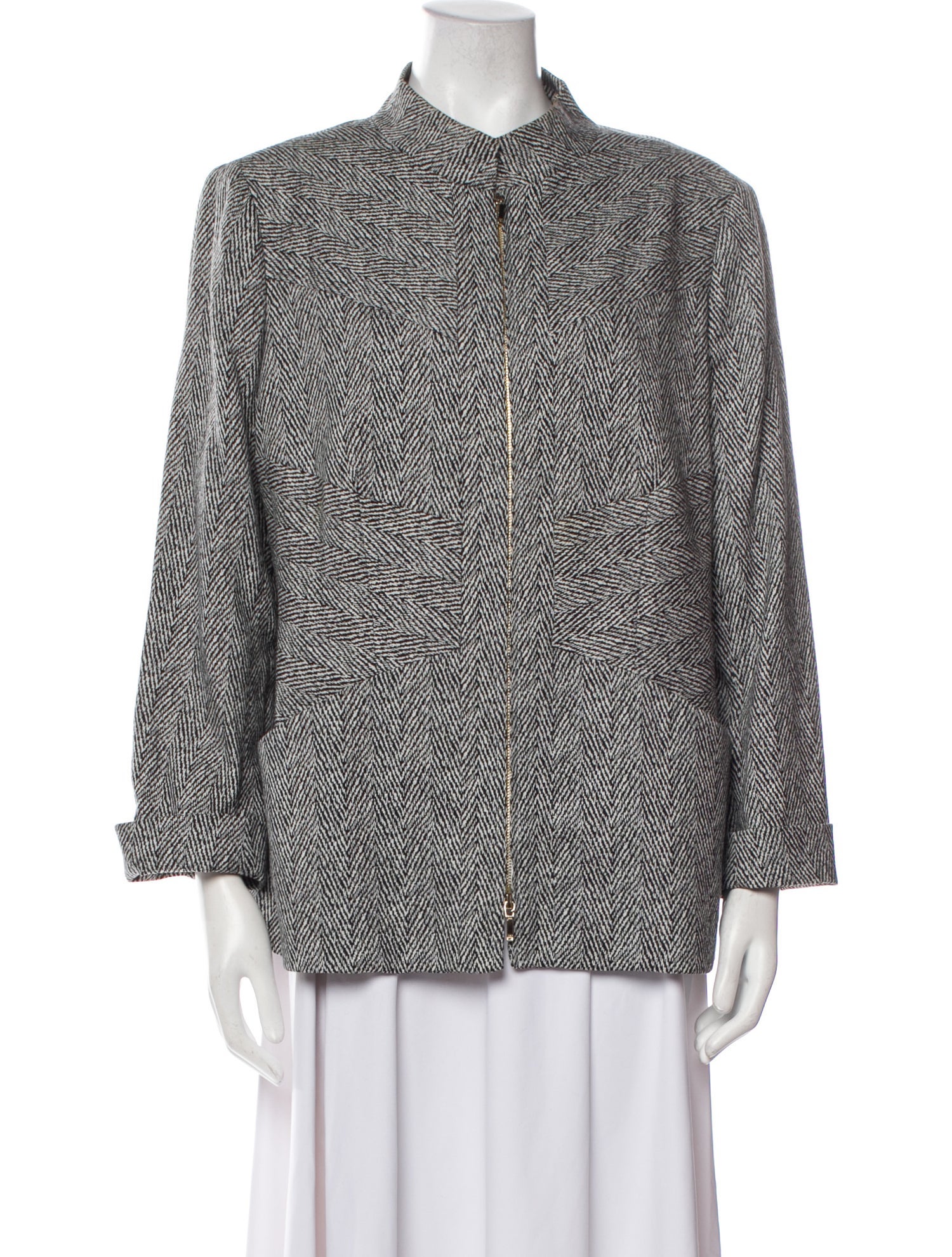 Escada Tweed Pattern Evening Jacket