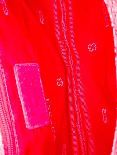 Escada Ostrich Shoulder Bag