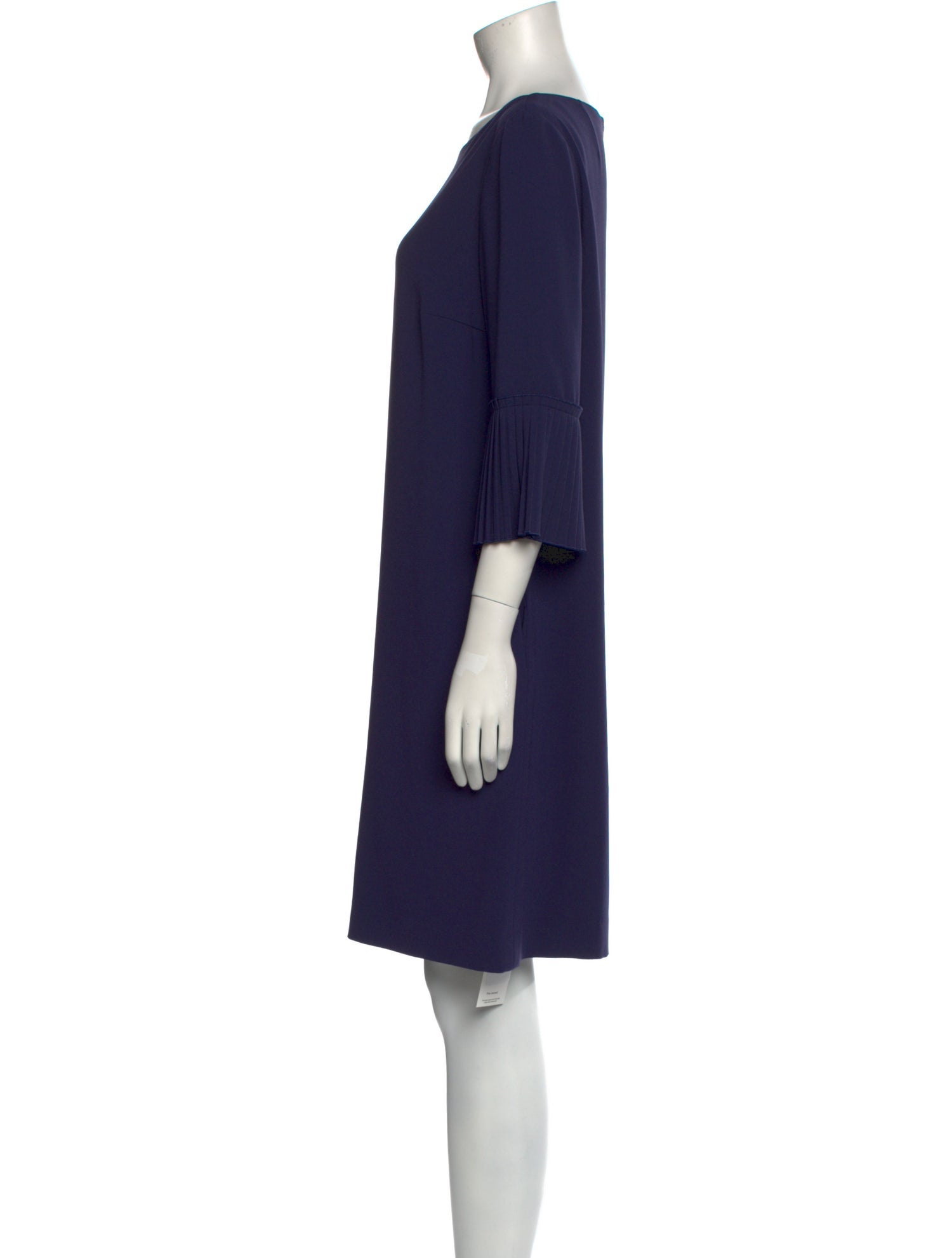 Escada Bateau Neckline Knee-Length Dress