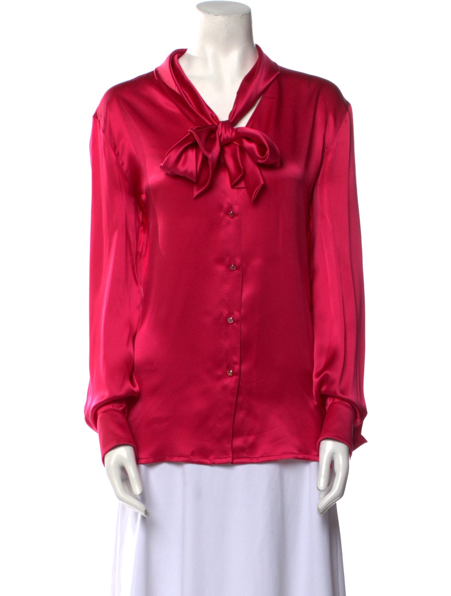 Escada Silk V-Neck Blouse