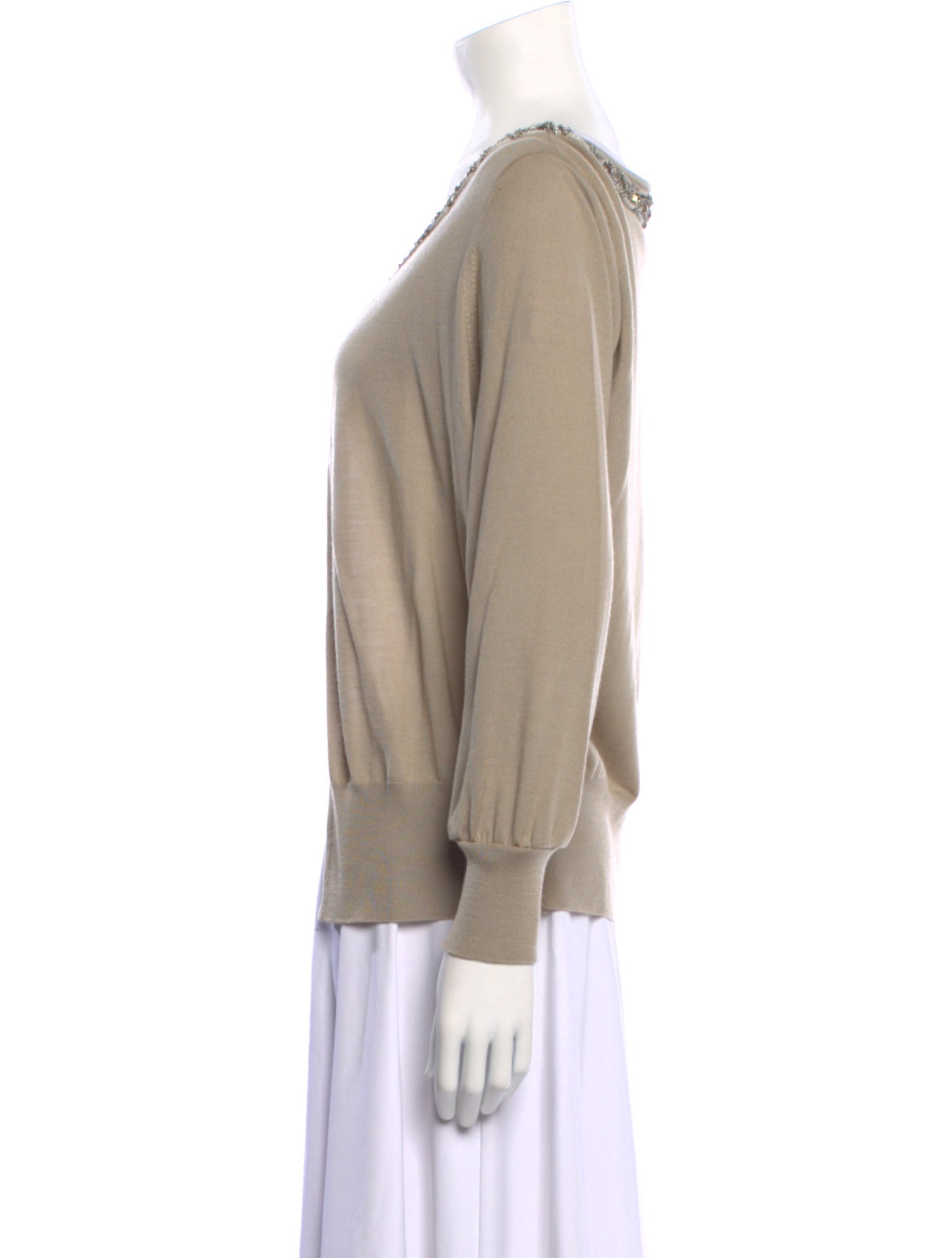 Escada Virgin Wool Scoop Neck Sweater