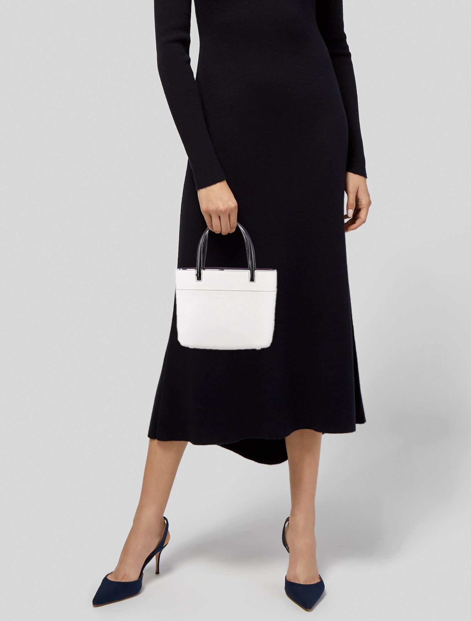 Escada Leather Top Handle Bag