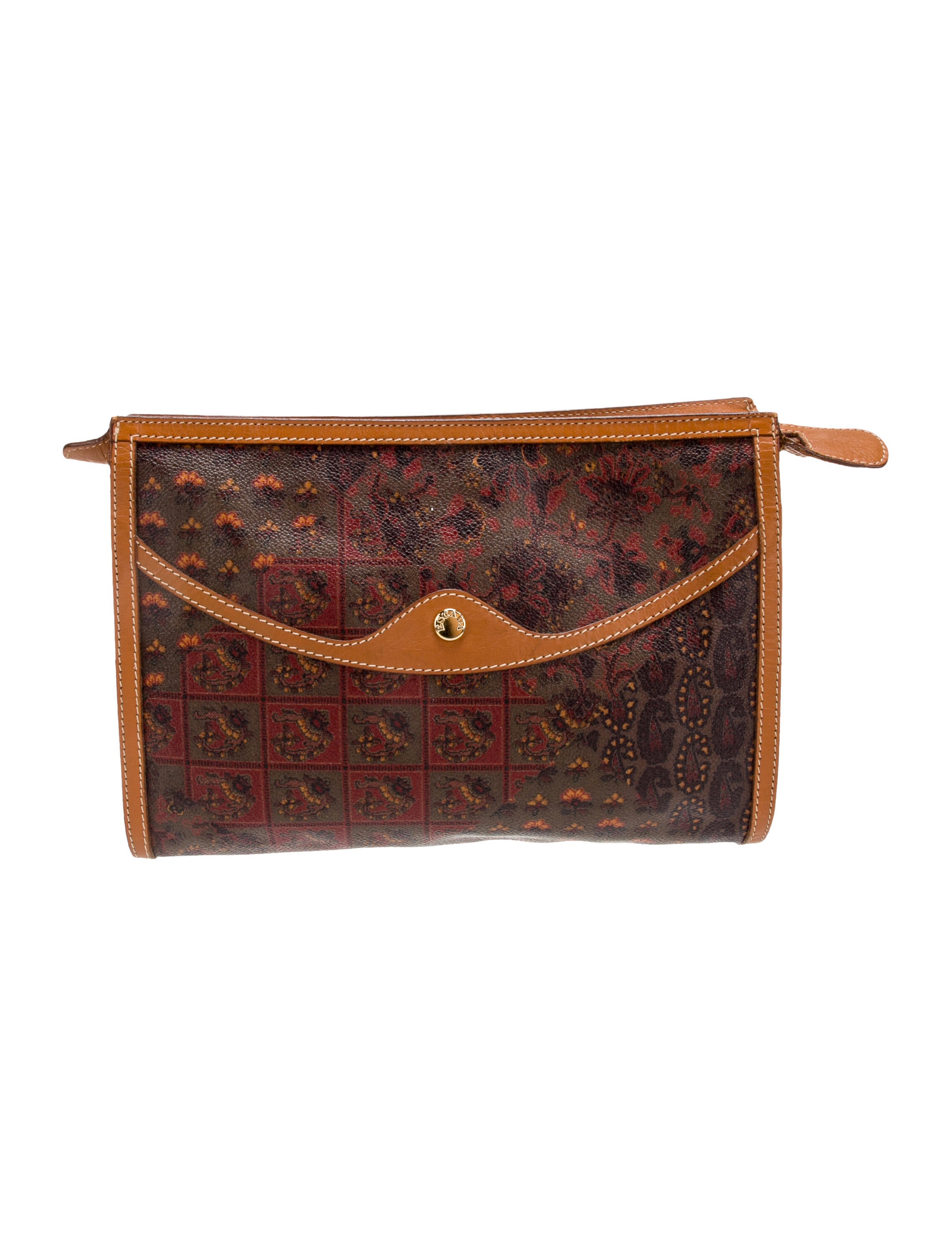 Escada Leather Clutch