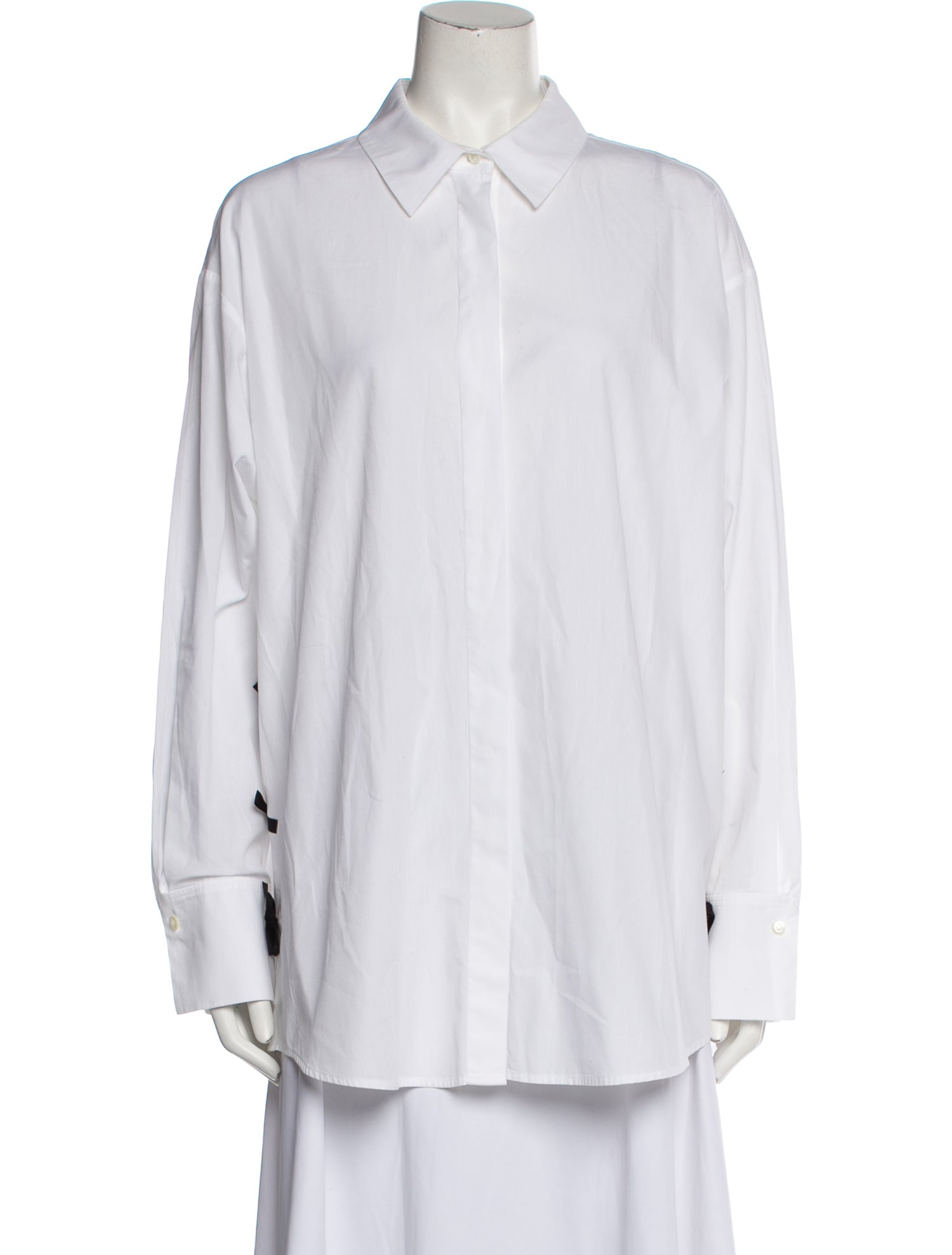 Escada Long Sleeve Button-Up Top