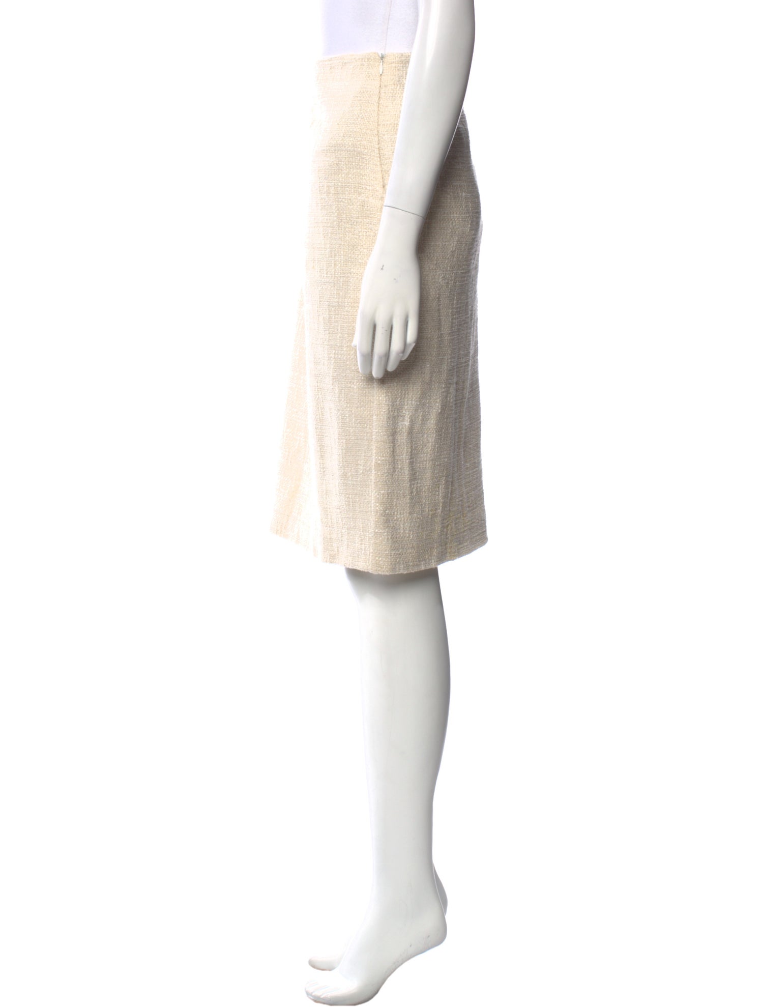 Escada Tweed Pattern Knee-Length Skirt