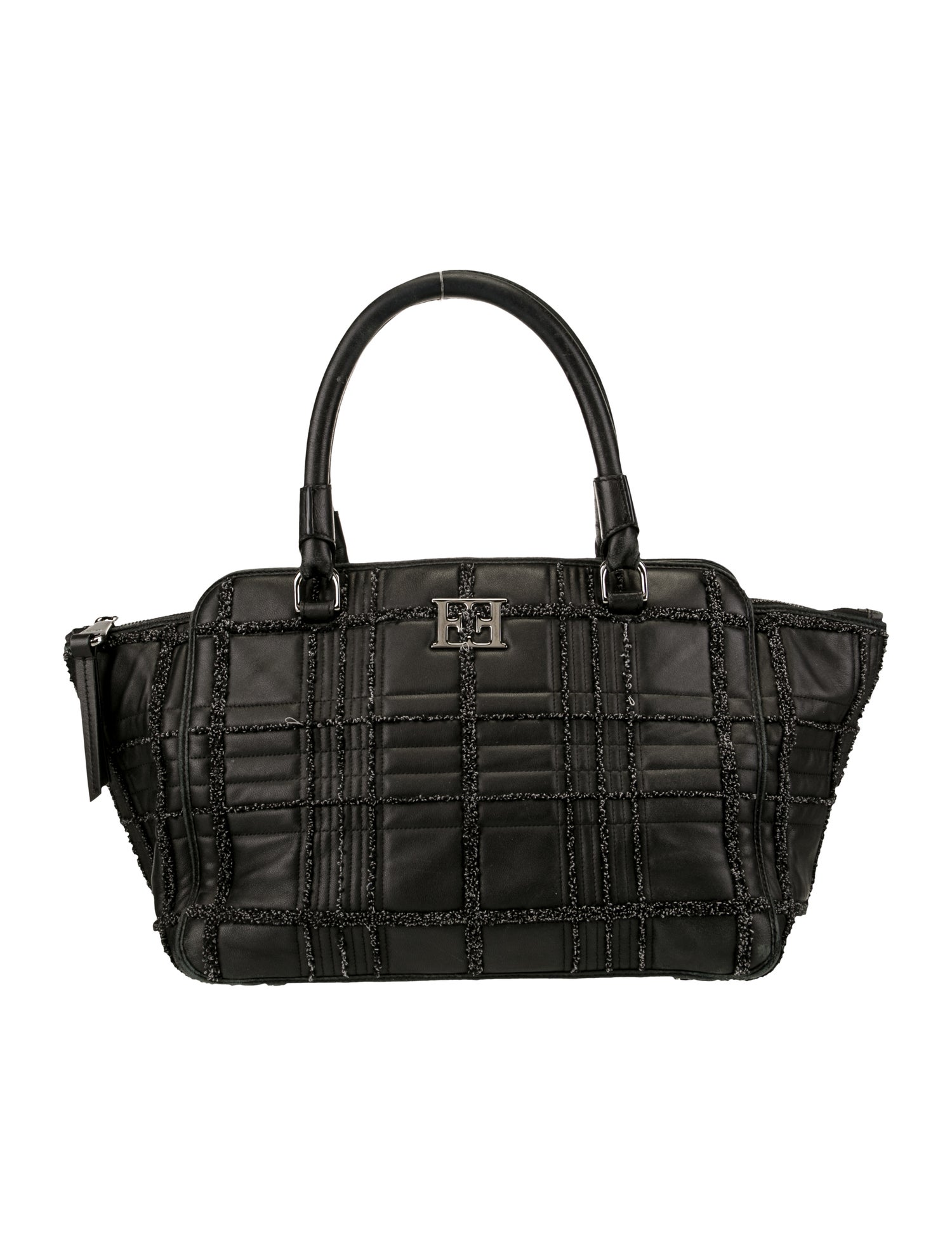 Escada Leather Top Handle Bag