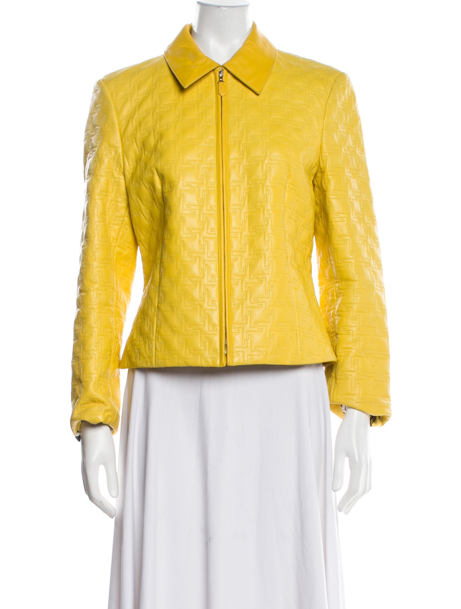 Escada Leather Evening Jacket