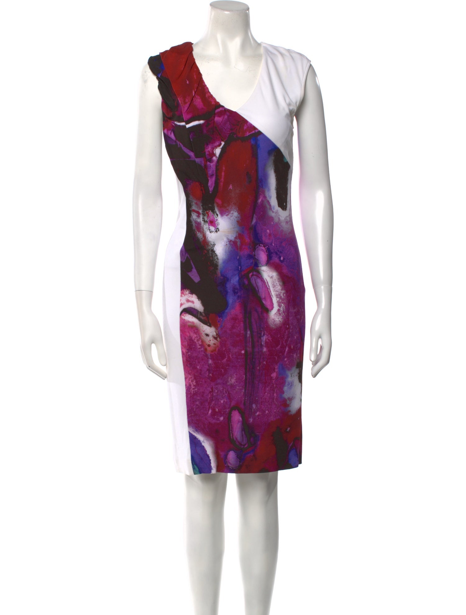 Escada Printed Knee-Length Dress
