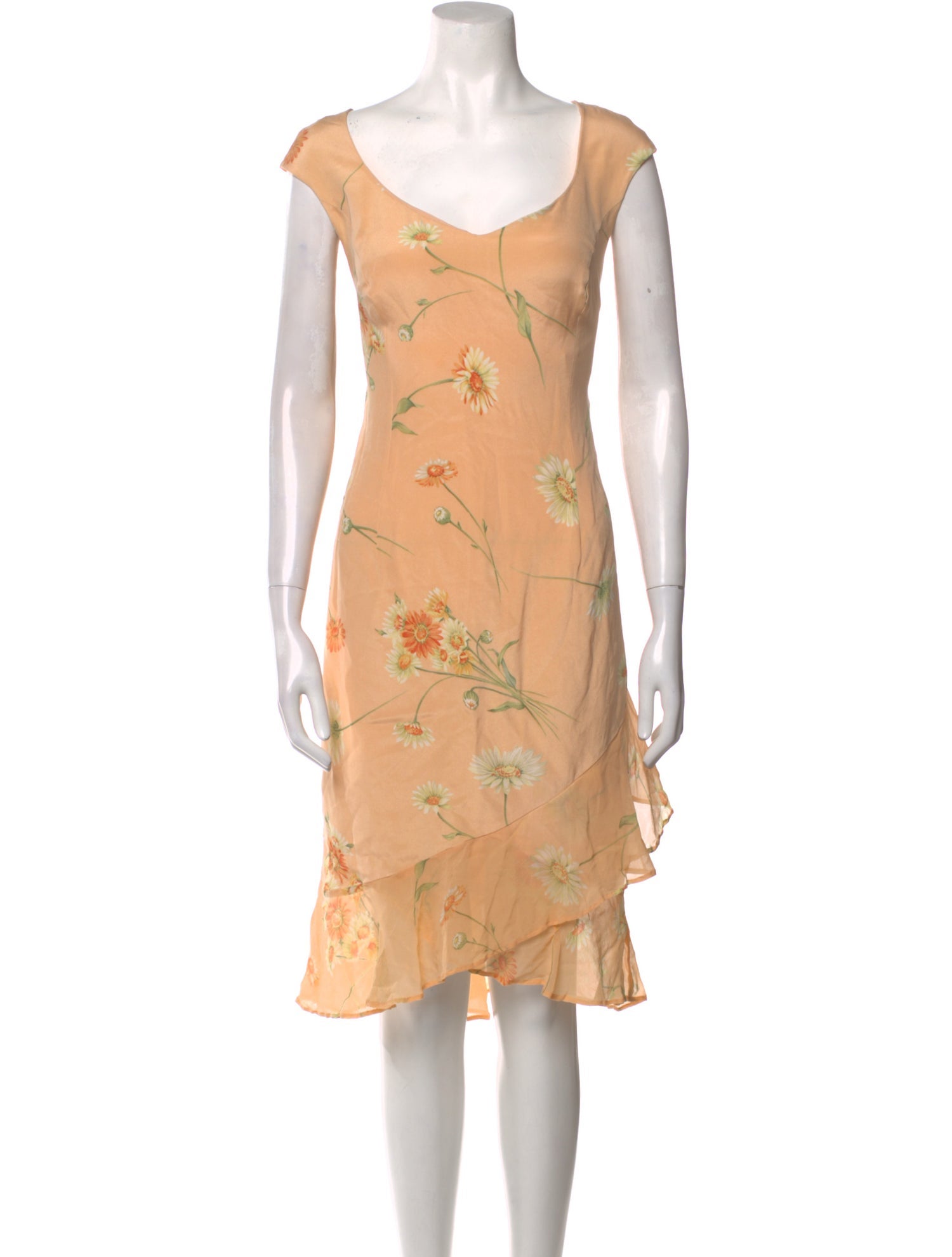 Escada Silk Knee-Length Dress