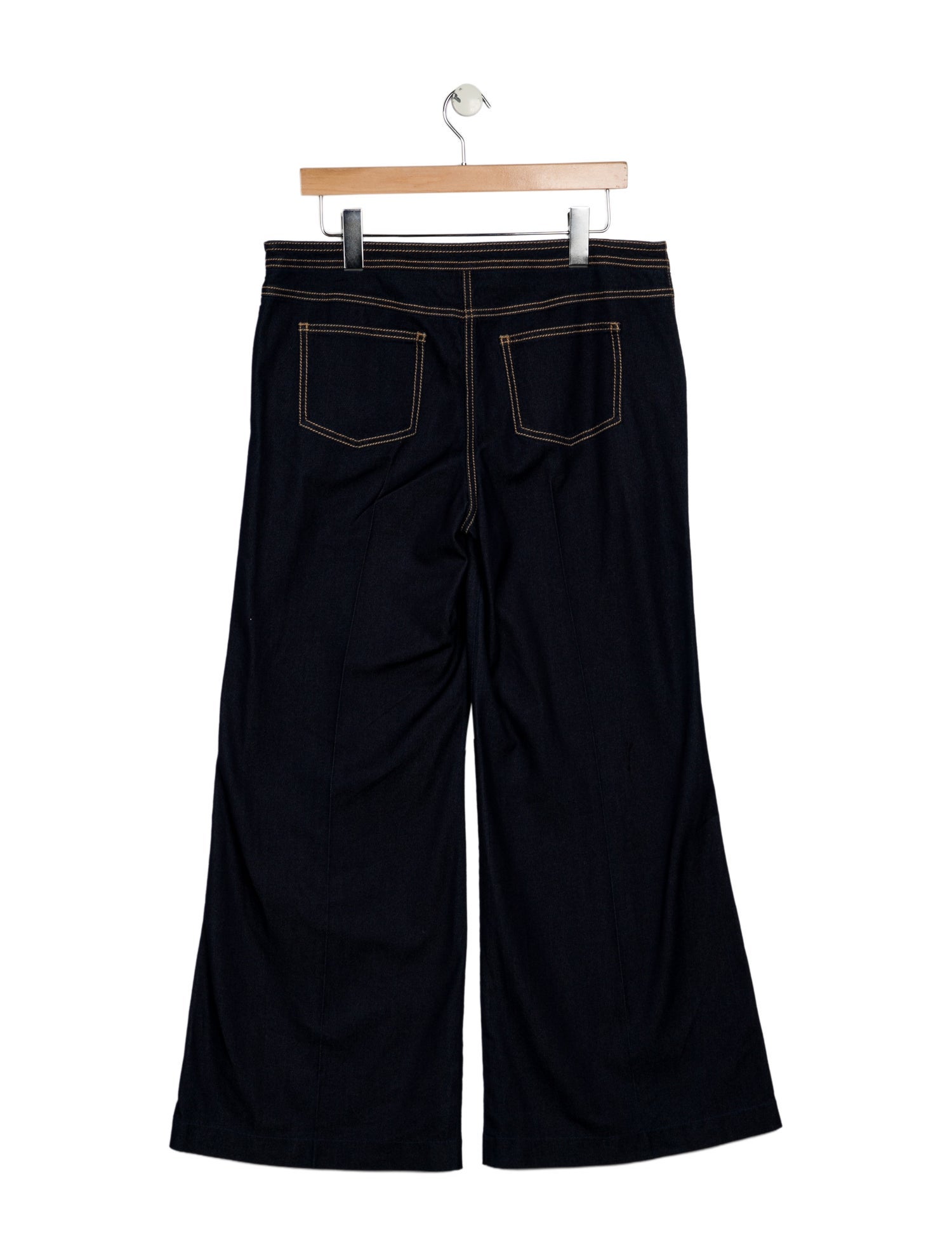 Escada Mid-Rise Wide Leg Jeans
