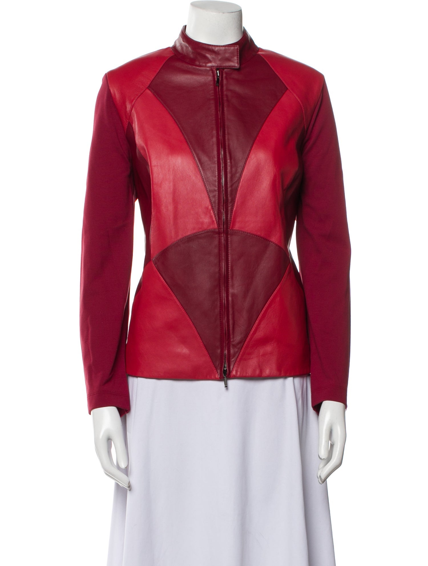 Escada Leather Biker Jacket