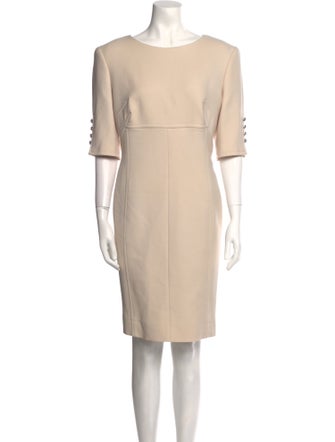 Escada Wool Knee-Length Dress