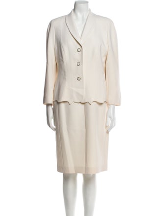 Escada Virgin Wool Dress Set