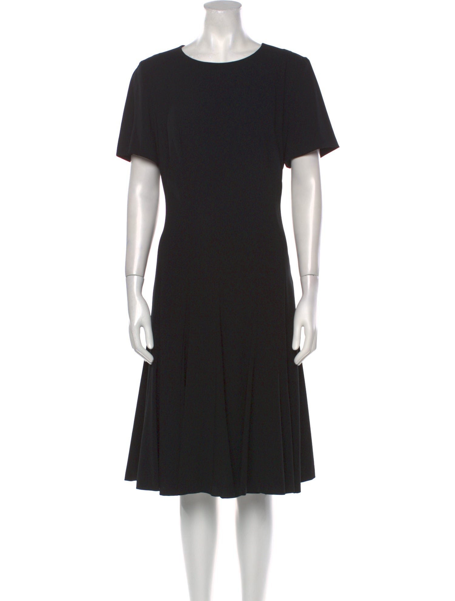 Escada Crew Neck Knee-Length Dress