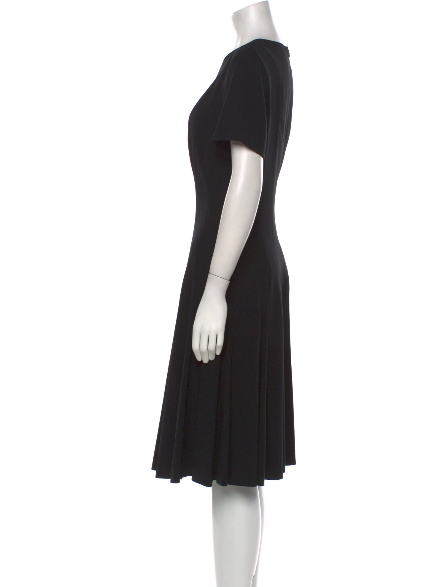 Escada Crew Neck Knee-Length Dress