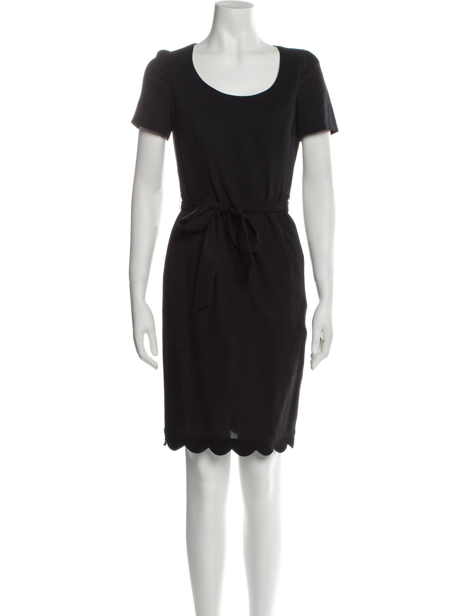 Escada Virgin Wool Knee-Length Dress