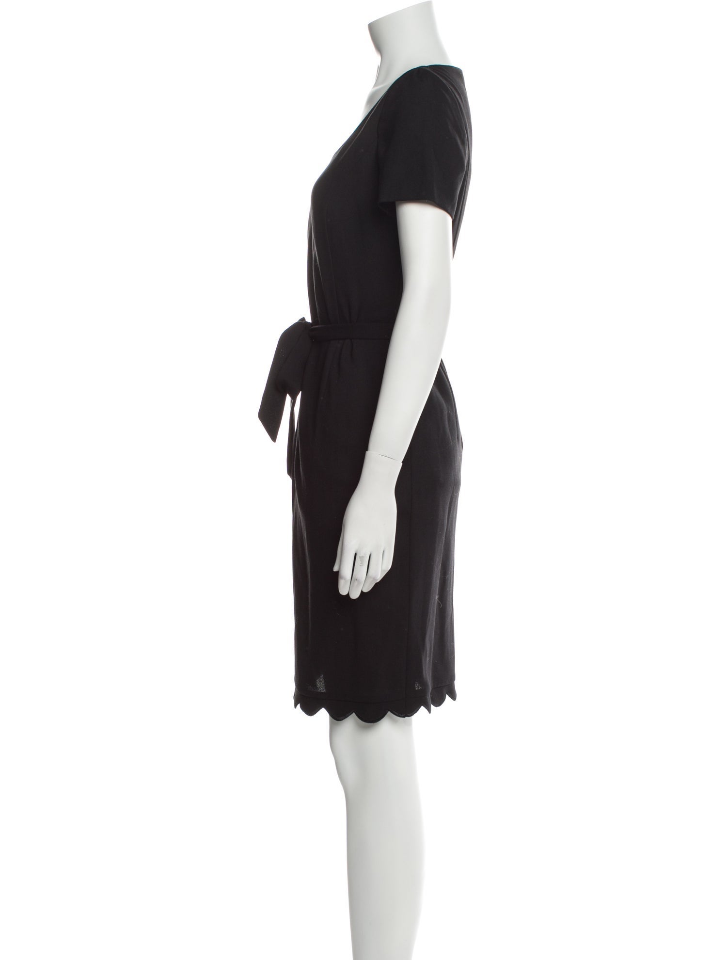 Escada Virgin Wool Knee-Length Dress