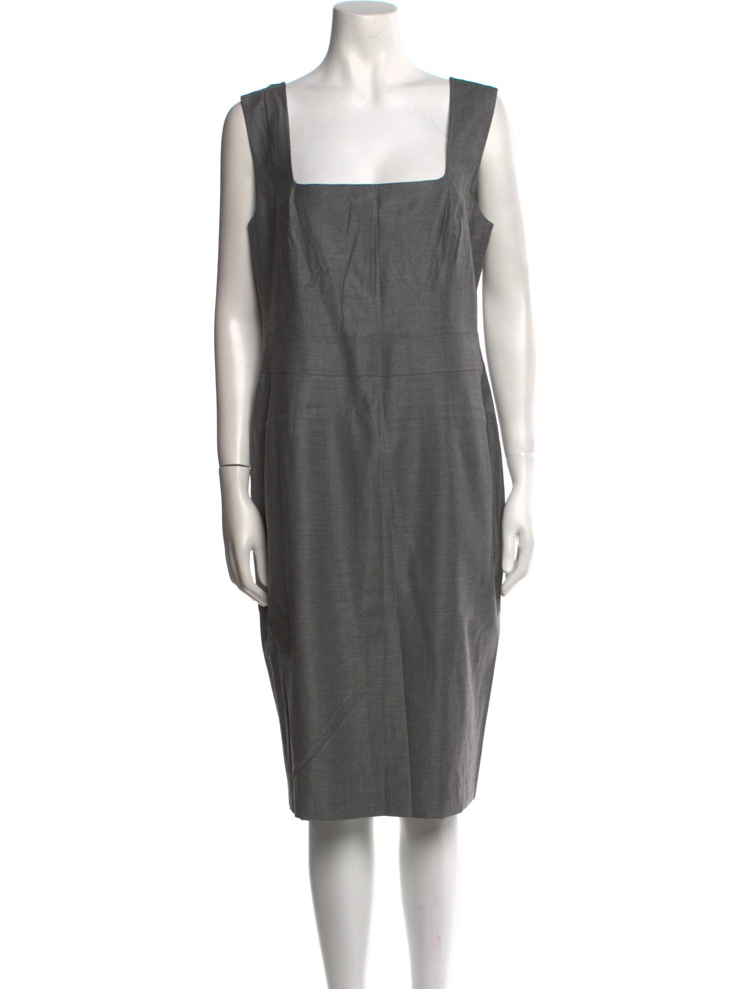 Escada Virgin Wool Knee-Length Dress