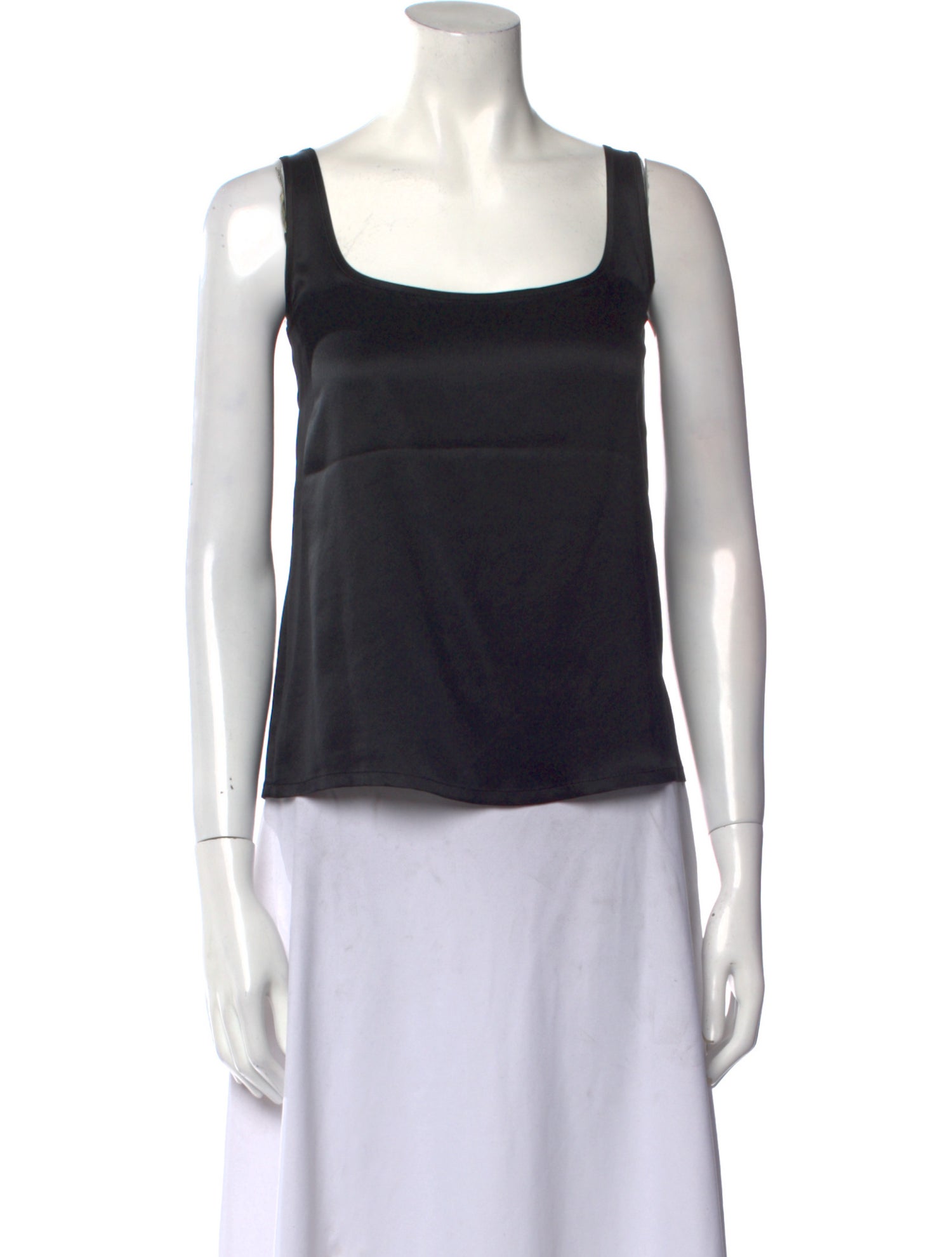 Escada Silk Square Neckline Top