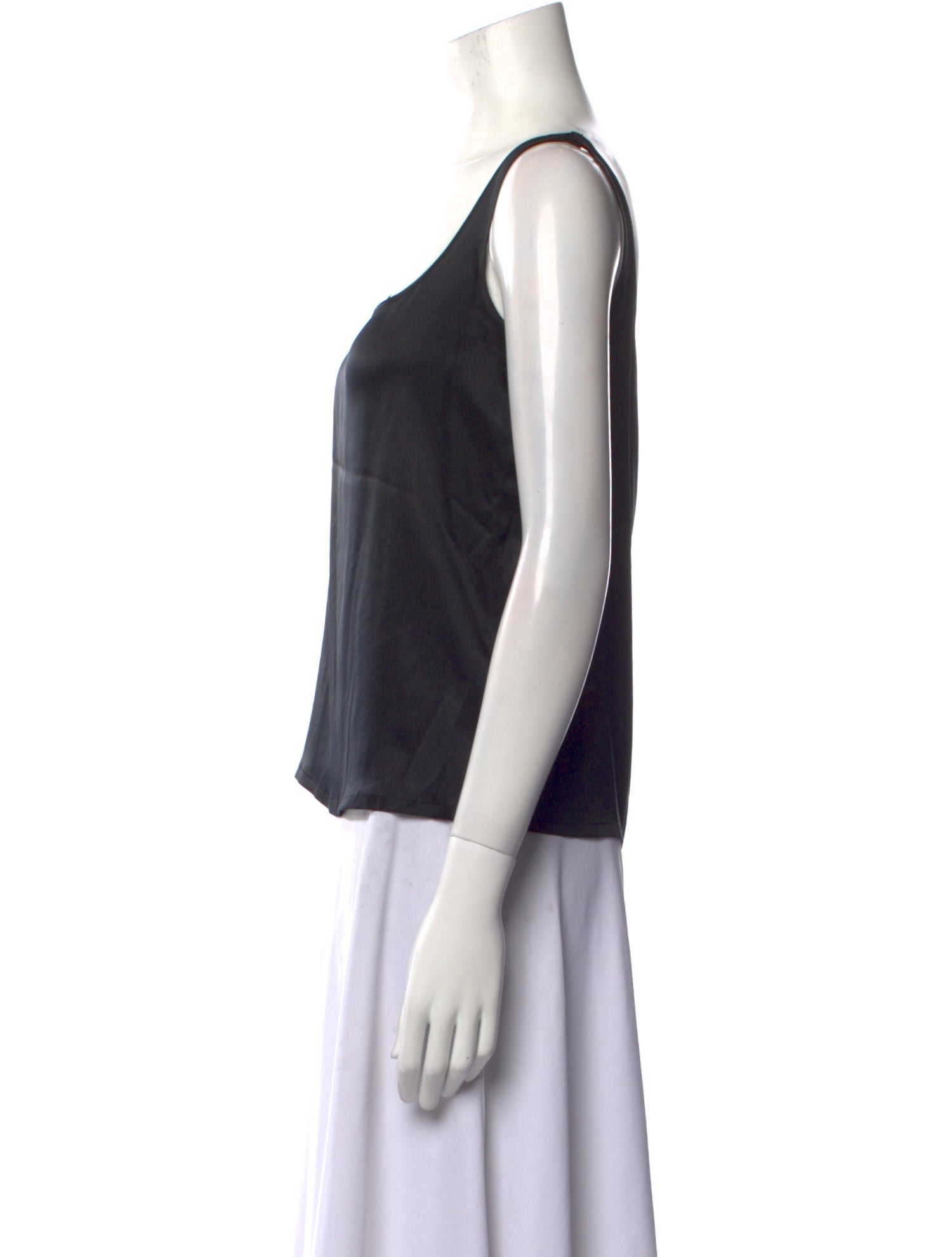 Escada Silk Square Neckline Top