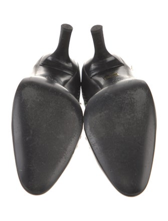 Escada Leather Printed Pumps