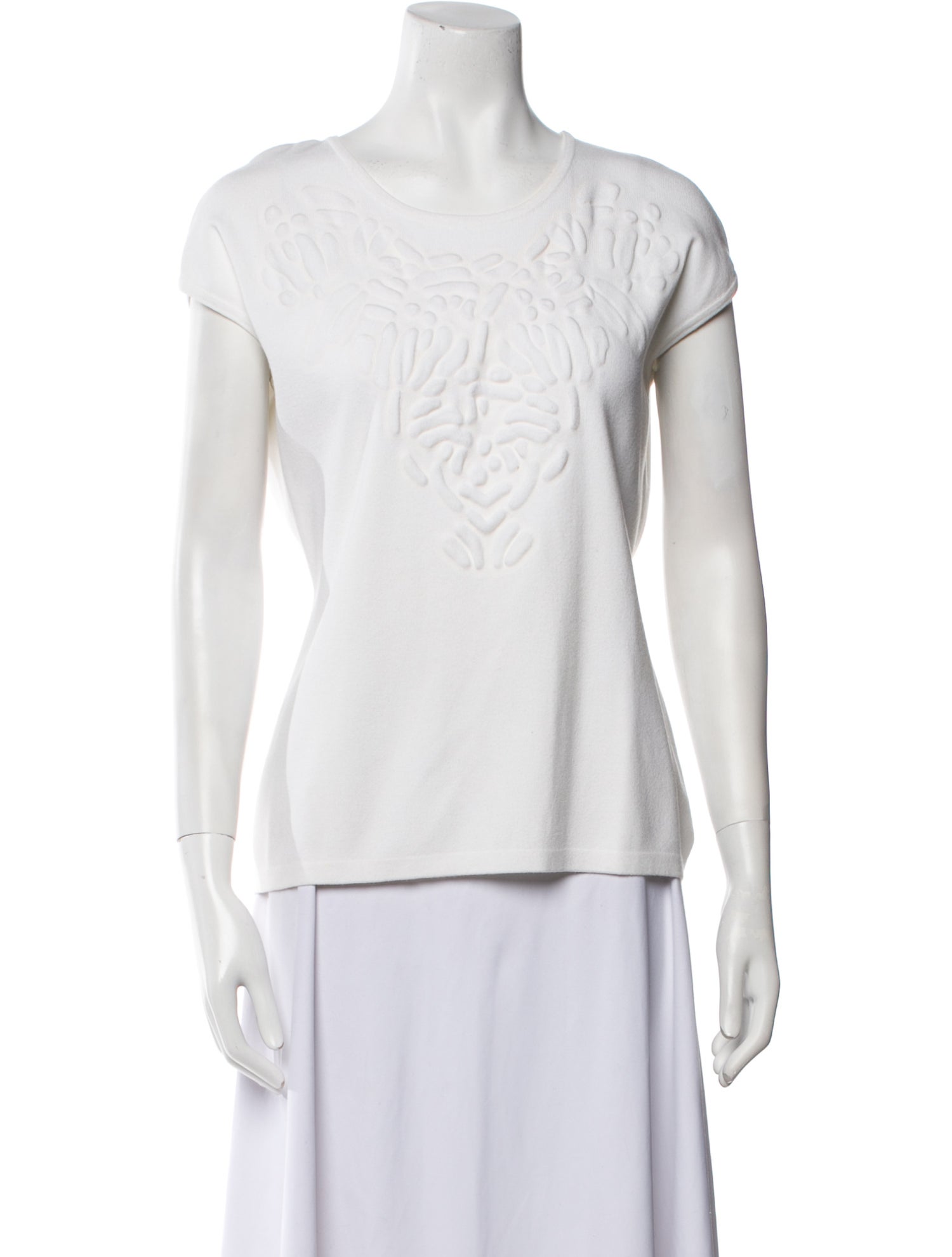 Escada Scoop Neck Short Sleeve T-Shirt