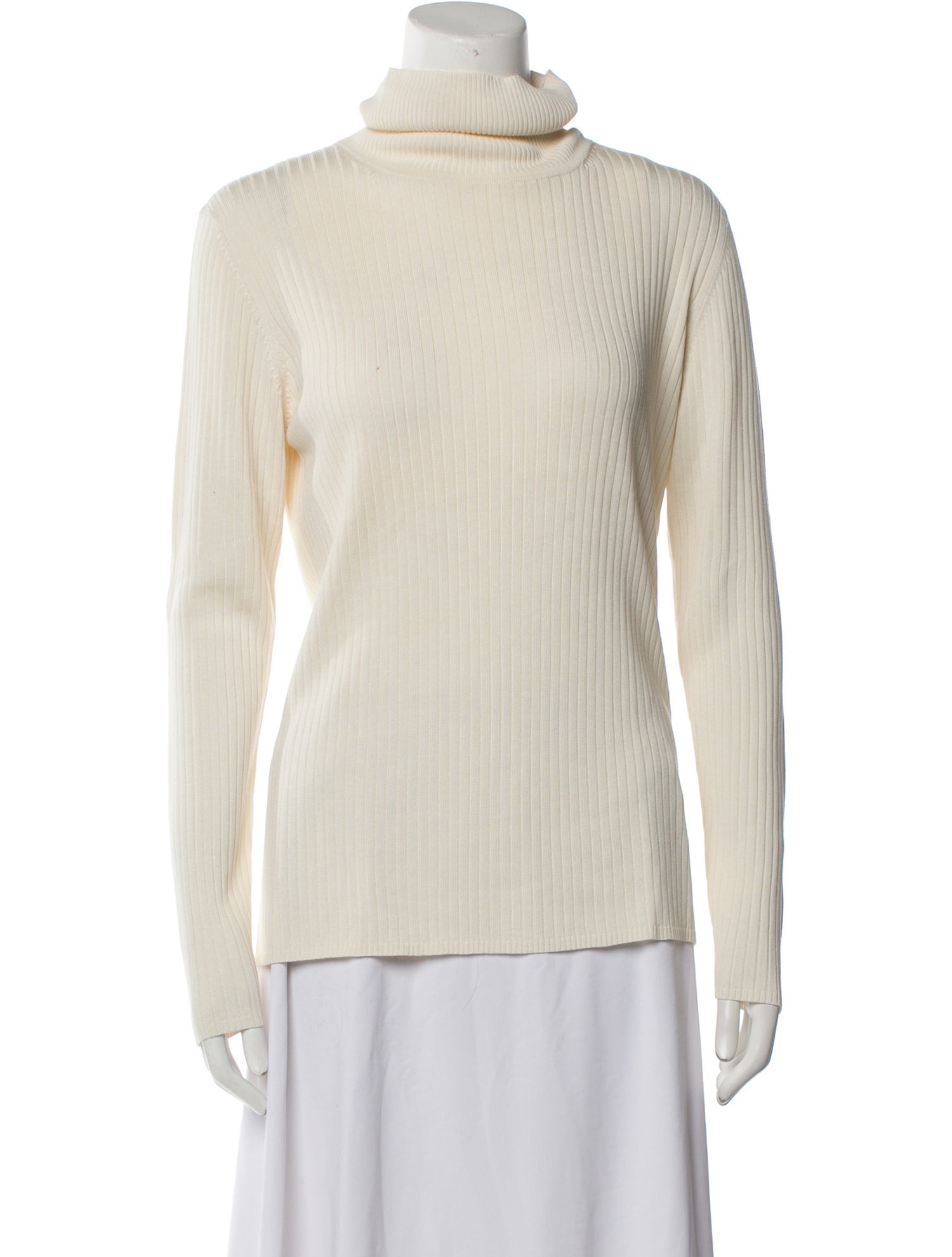 Escada Silk Turtleneck Top