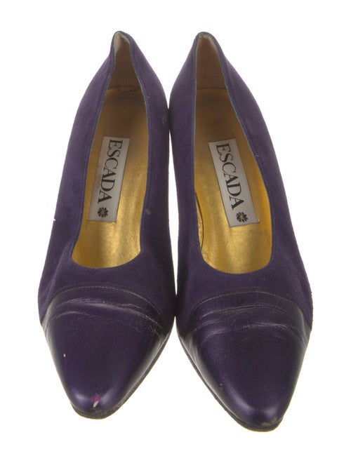 Escada Suede Pumps