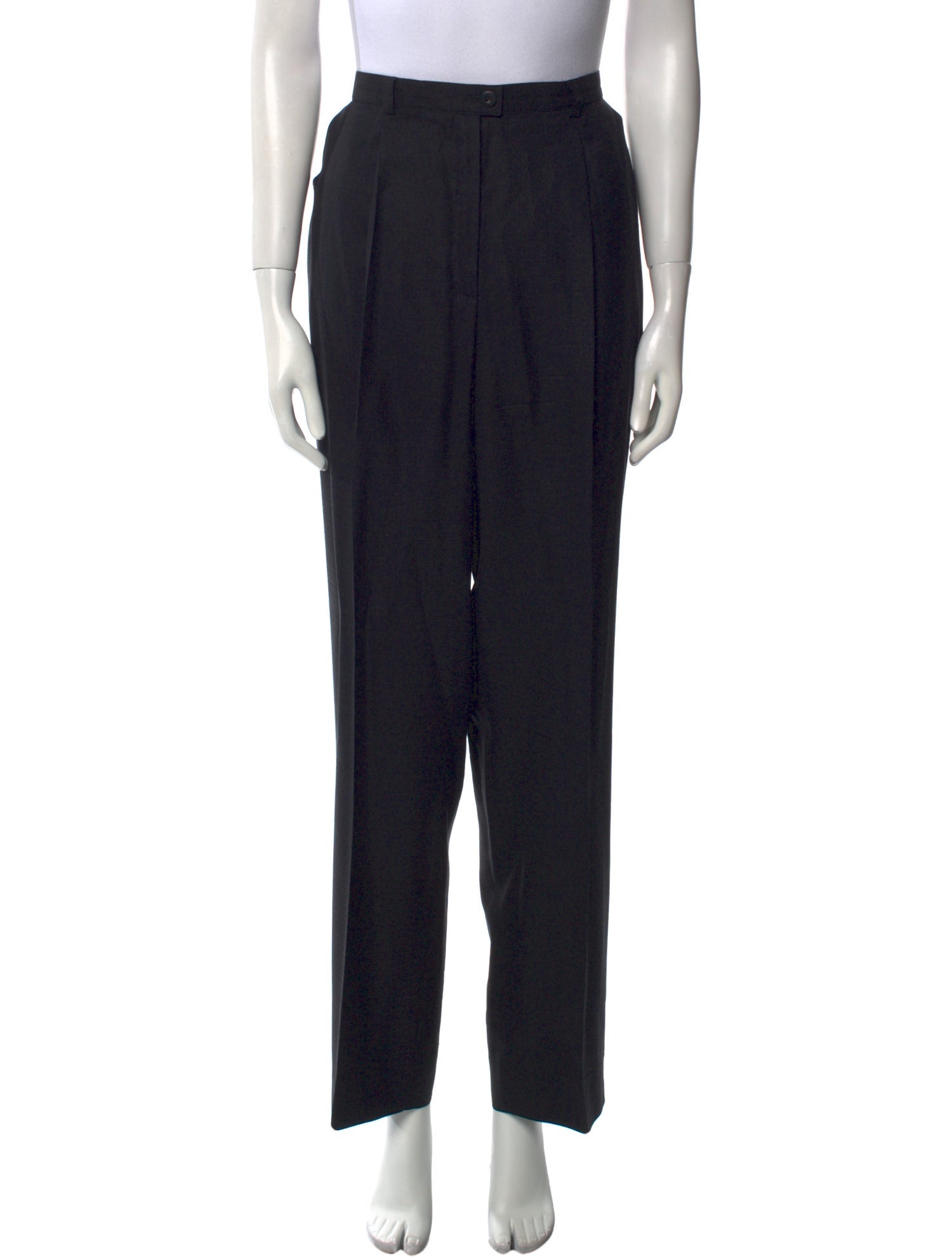 Escada Wool Straight Leg Pants