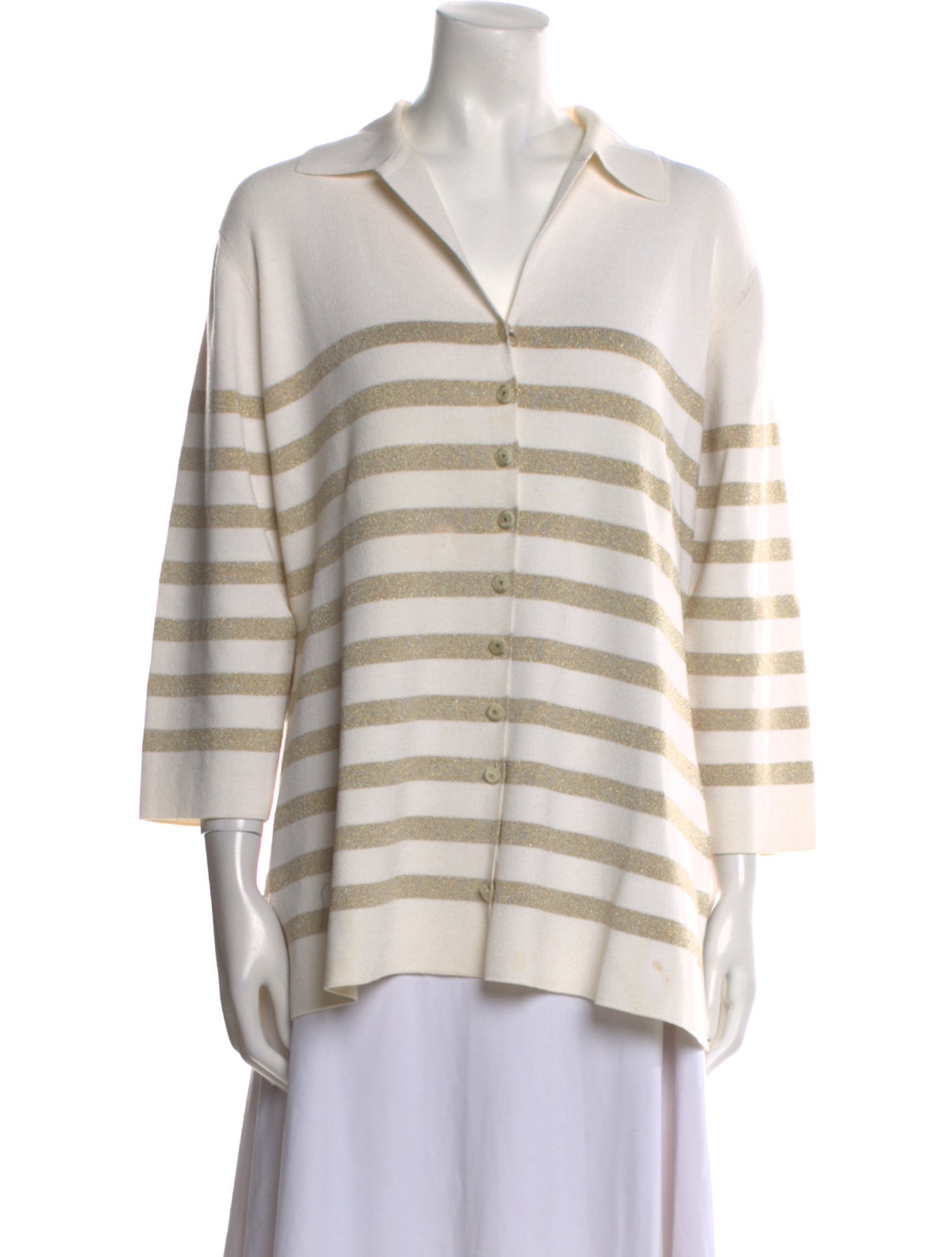 Escada Cashmere Striped Sweater