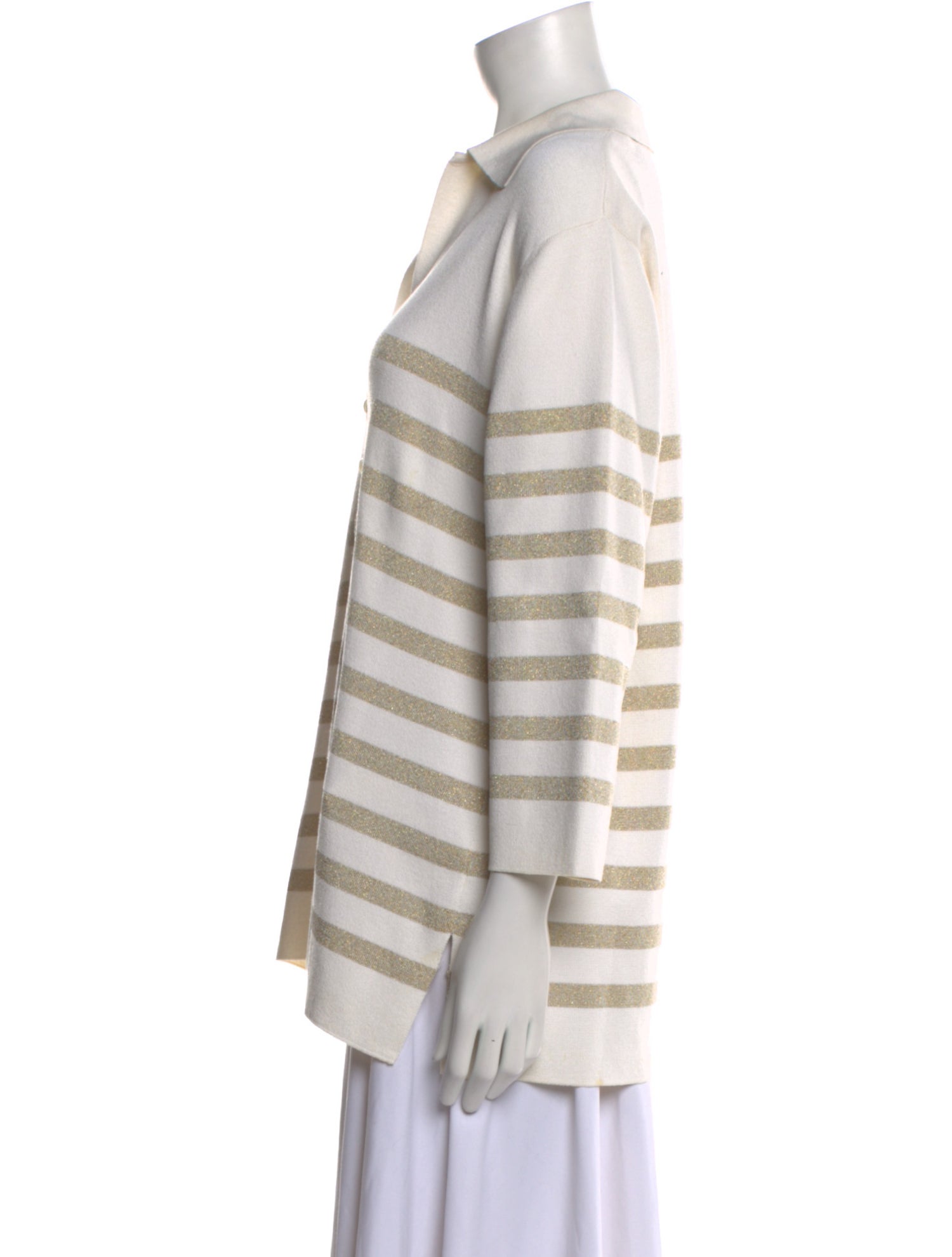 Escada Cashmere Striped Sweater